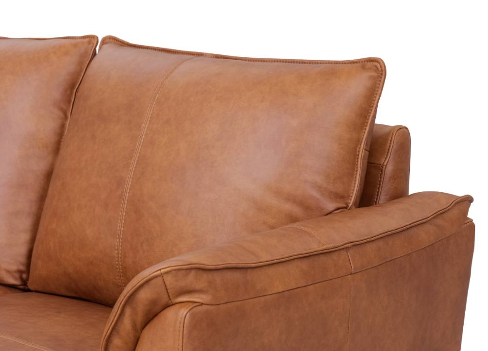Jazz sofa i brun okselæder, produktbillede 6 af 9, Sofaer hos HomeNordic