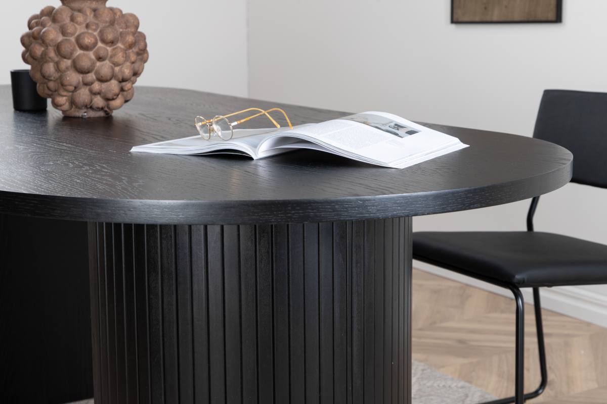 VENTURE DESIGN Bianca spisebord, oval, produktbillede 11 af 14, Spiseborde hos HomeNordic
