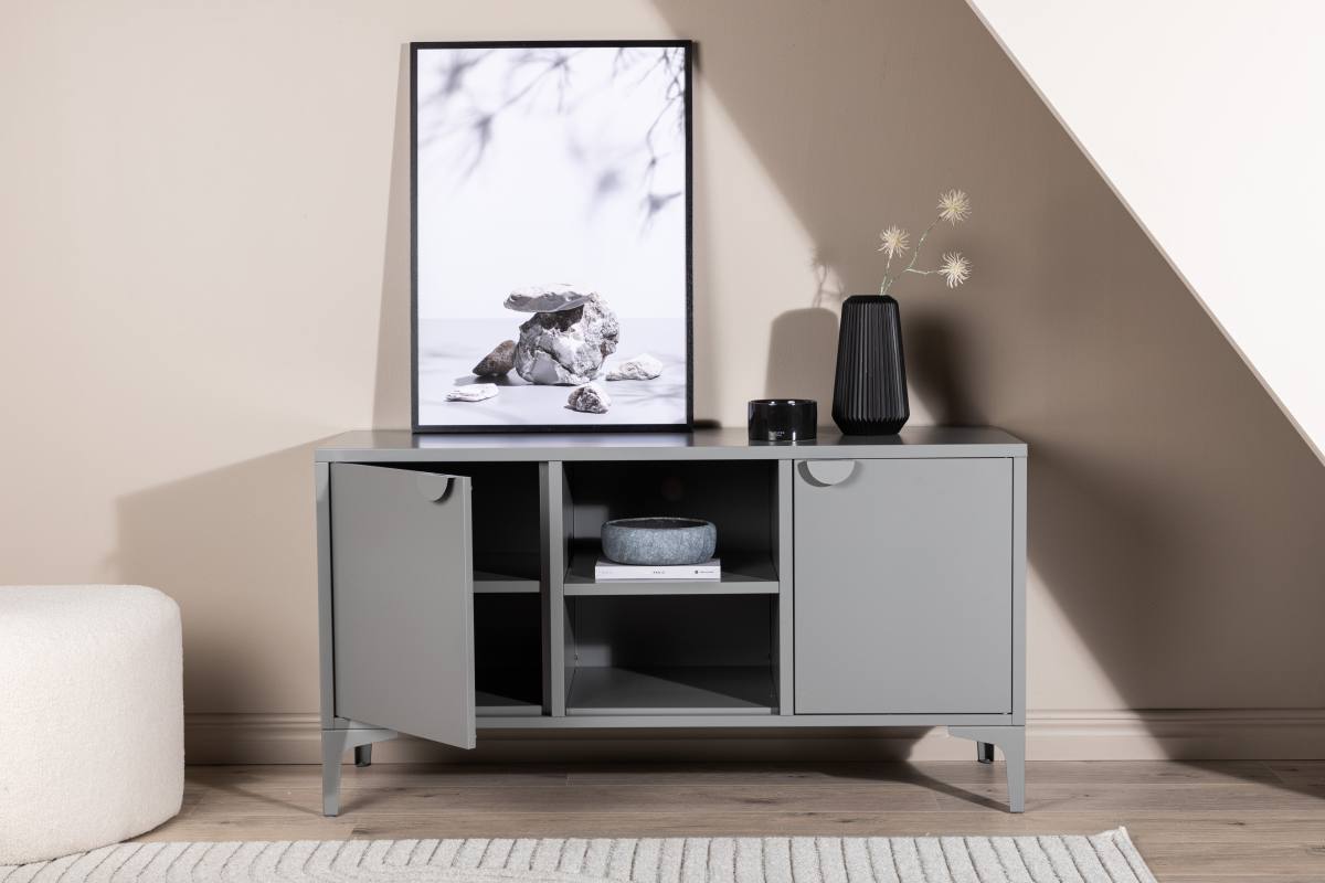 VENTURE DESIGN Piring TV-bord, m. 2 låger og 3 hylder, produktbillede 17 af 17, TV-borde hos HomeNordic