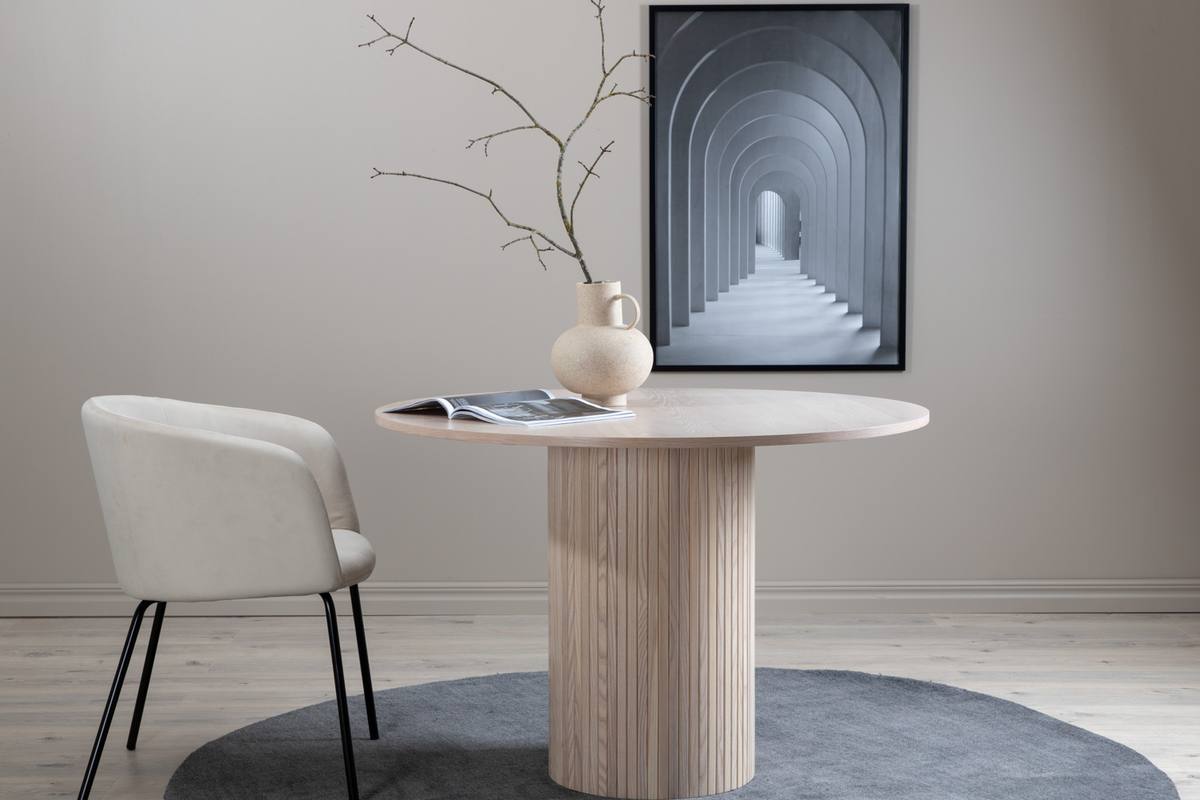 VENTURE DESIGN Bianca spisebord, rund, produktbillede 10 af 11, Spiseborde hos HomeNordic