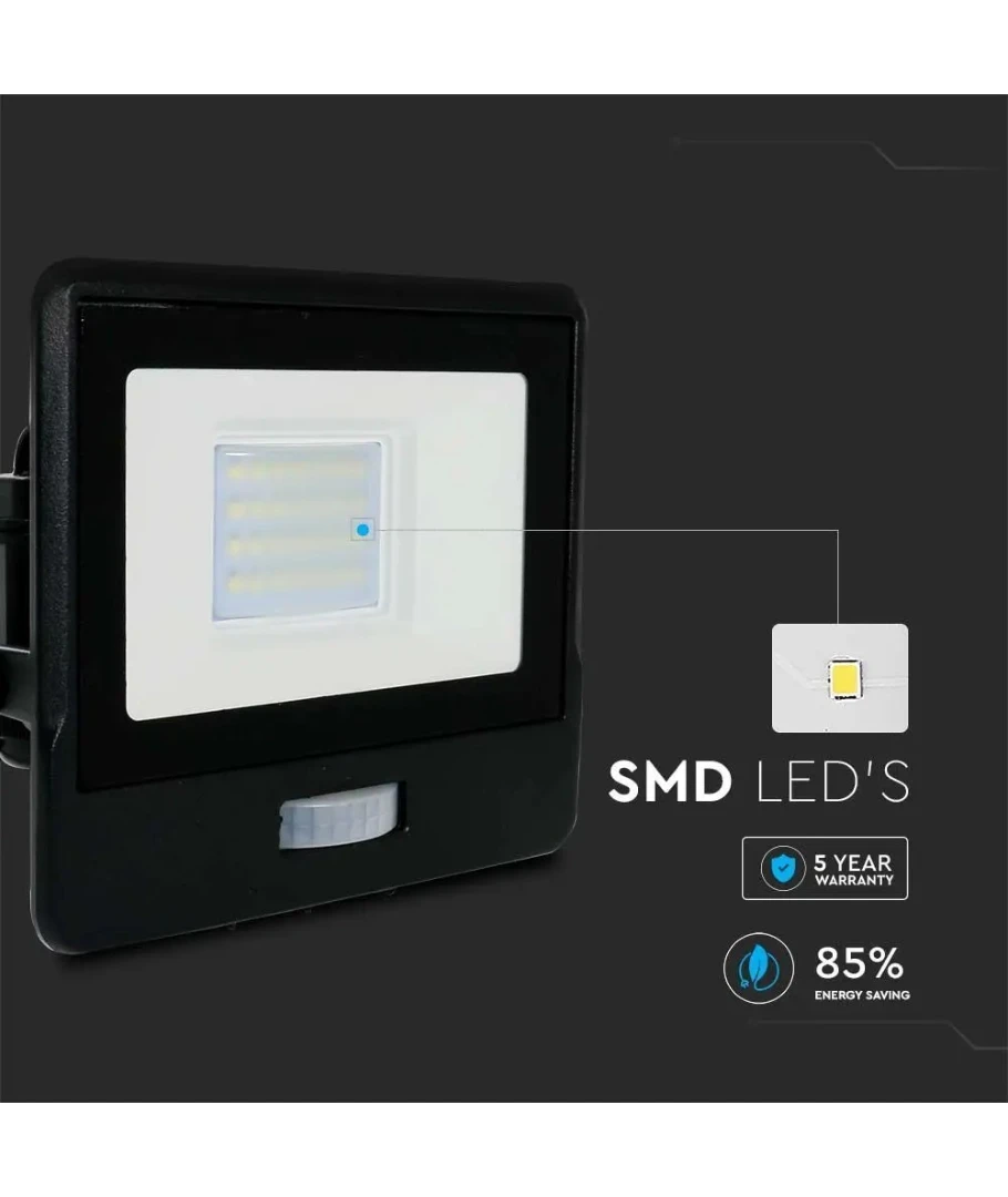 20W LED projektør med sensor, produktbillede 14 af 21, Projektører hos HomeNordic