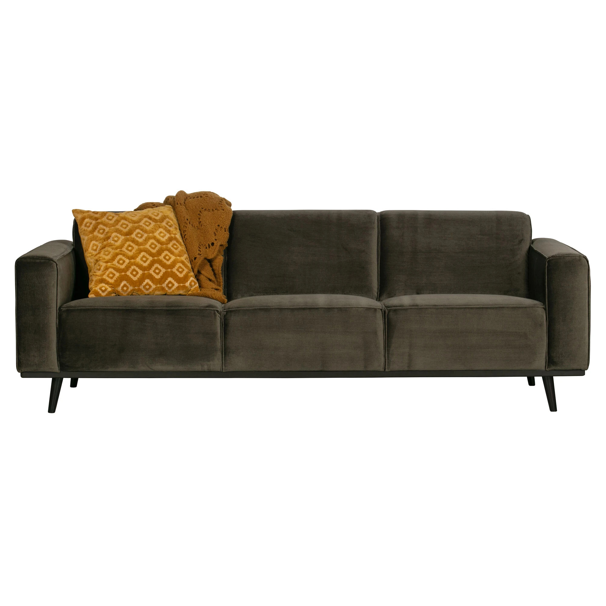 Statement 3-pers Sofa 230 cm Velour, produktbillede 4 af 7, Sofaer hos HomeNordic