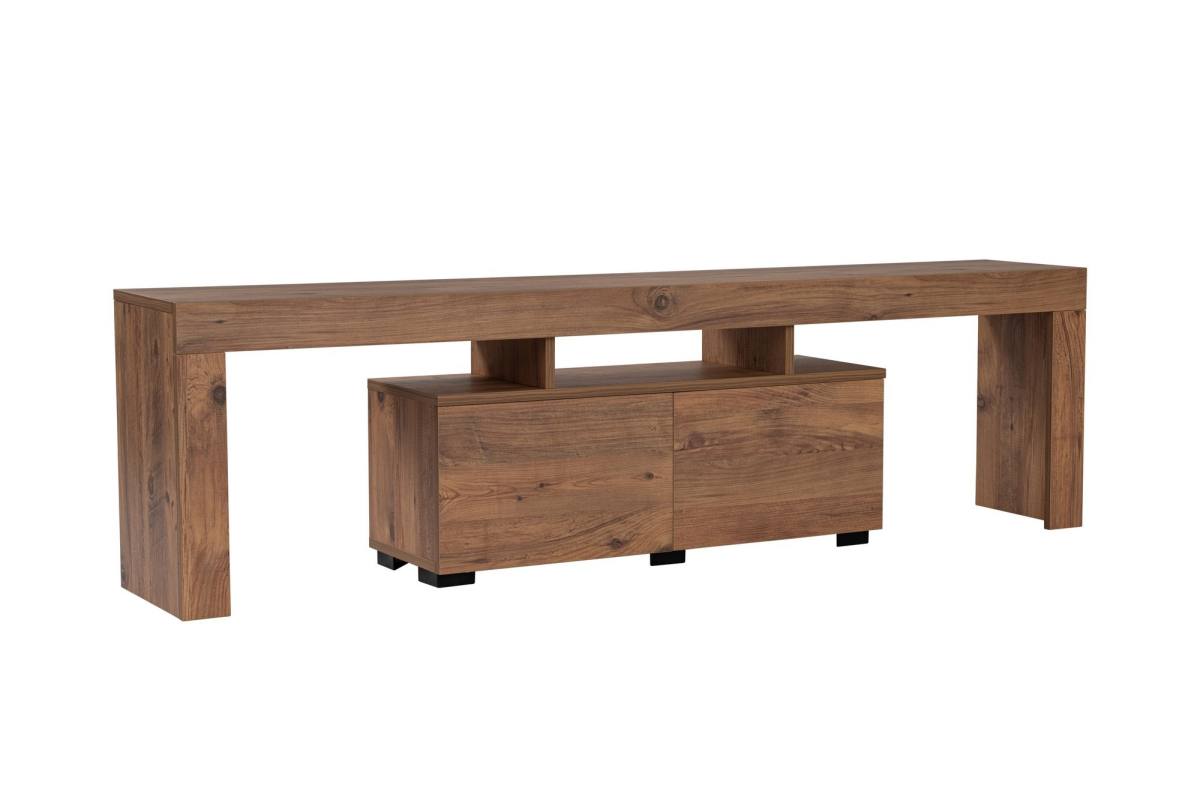 NORDVÄRK Enclave TV-bord, m. 2 låger og 3 åbne rum, produktbillede 5 af 7, TV-borde hos HomeNordic