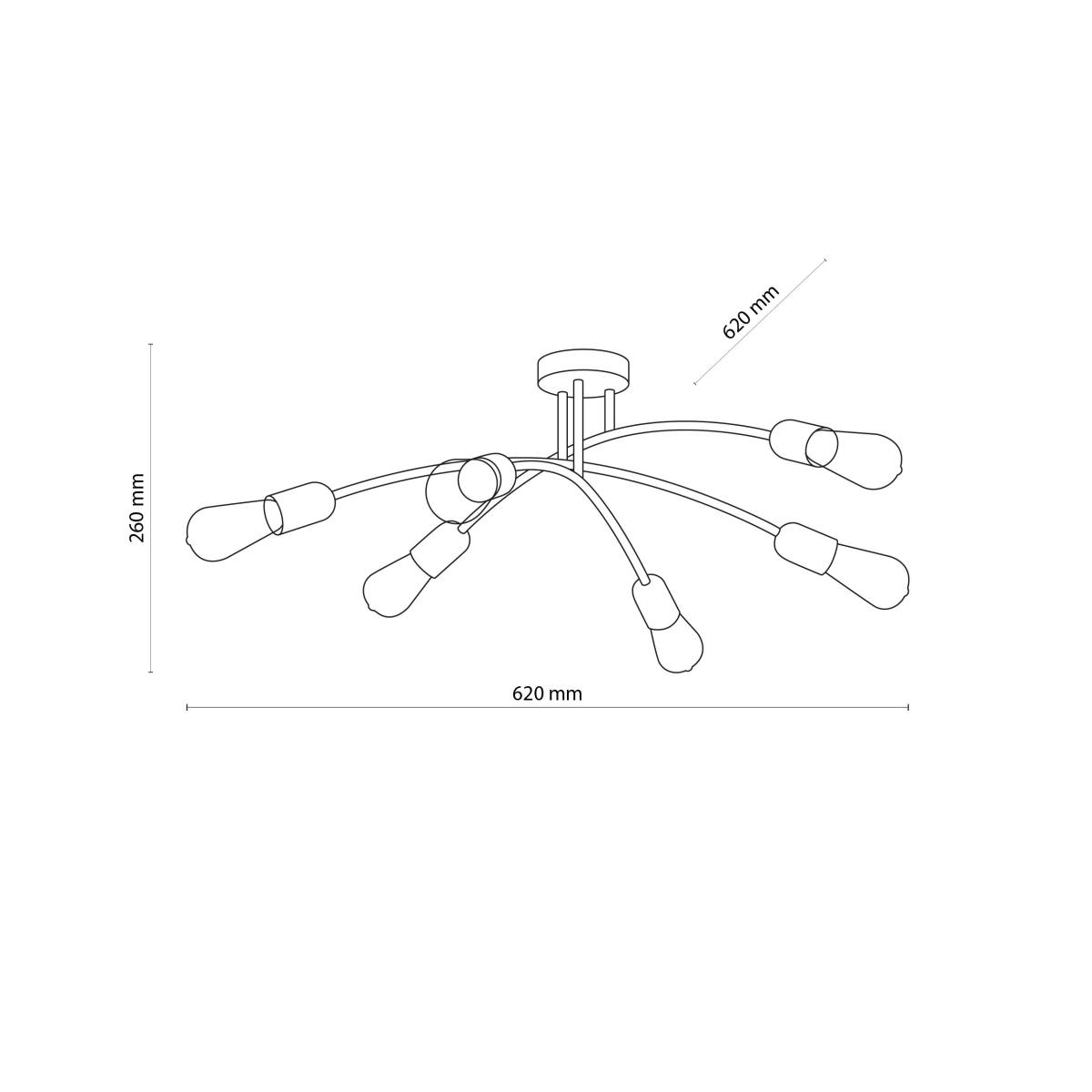 TK Helix loftlampe, produktbillede 2 af 9, Loftlamper hos HomeNordic