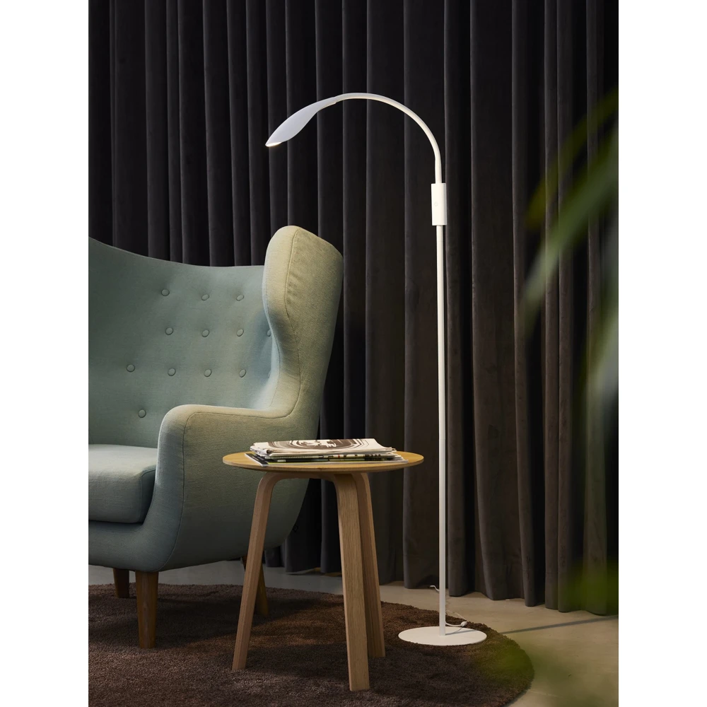 Mamba LED Gulvlampe På 5,5W Med Touch Dæmp iHvid, Gulvlamper hos HomeNordic
