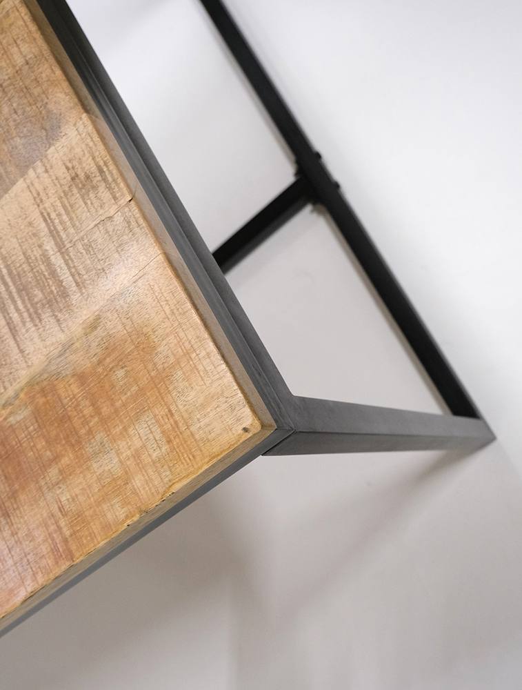 TRADEMARK LIVING SPISEBORD RONALDO SORT STEL, produktbillede 3 af 6, Spiseborde hos HomeNordic