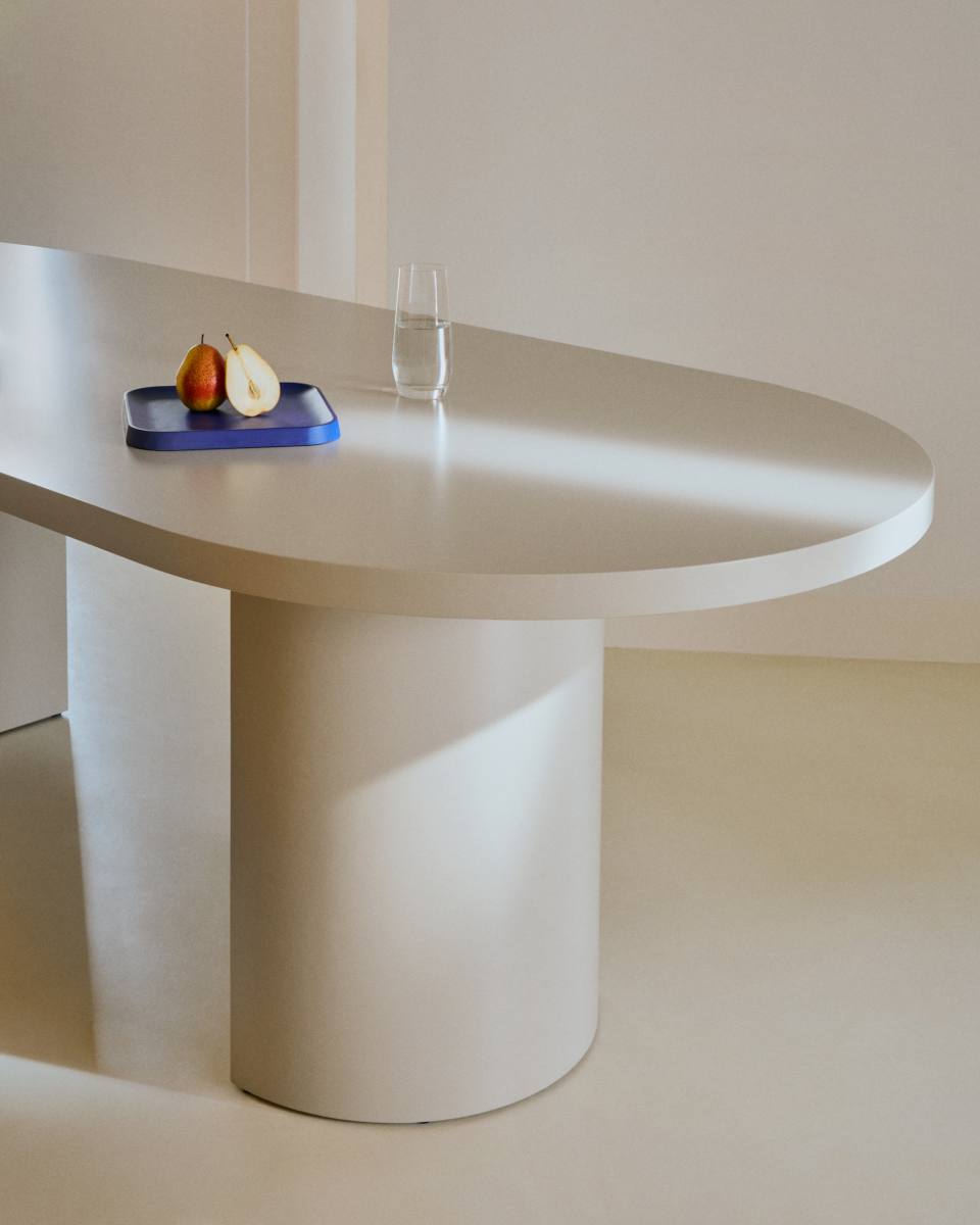 KAVE HOME Nealy spisebord, oval, produktbillede 5 af 7, Spiseborde hos HomeNordic