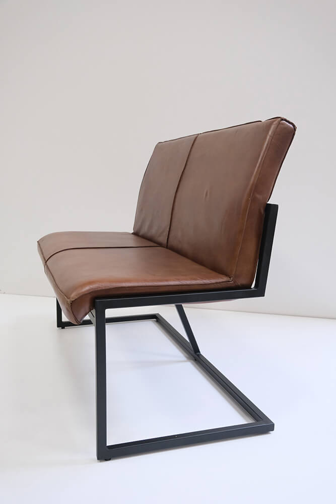 TRADEMARK LIVING JUDI LOUNGESOFA LÆDER, produktbillede 3 af 3, Sofaer hos HomeNordic