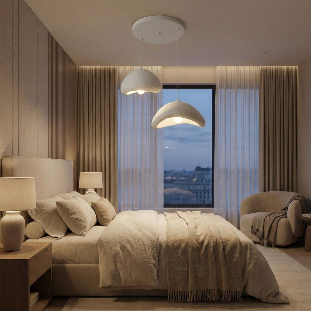 NORDVÄRK Luna-30-40-T-Nua loftlampe, produktbillede 4 af 6, Loftlamper hos HomeNordic