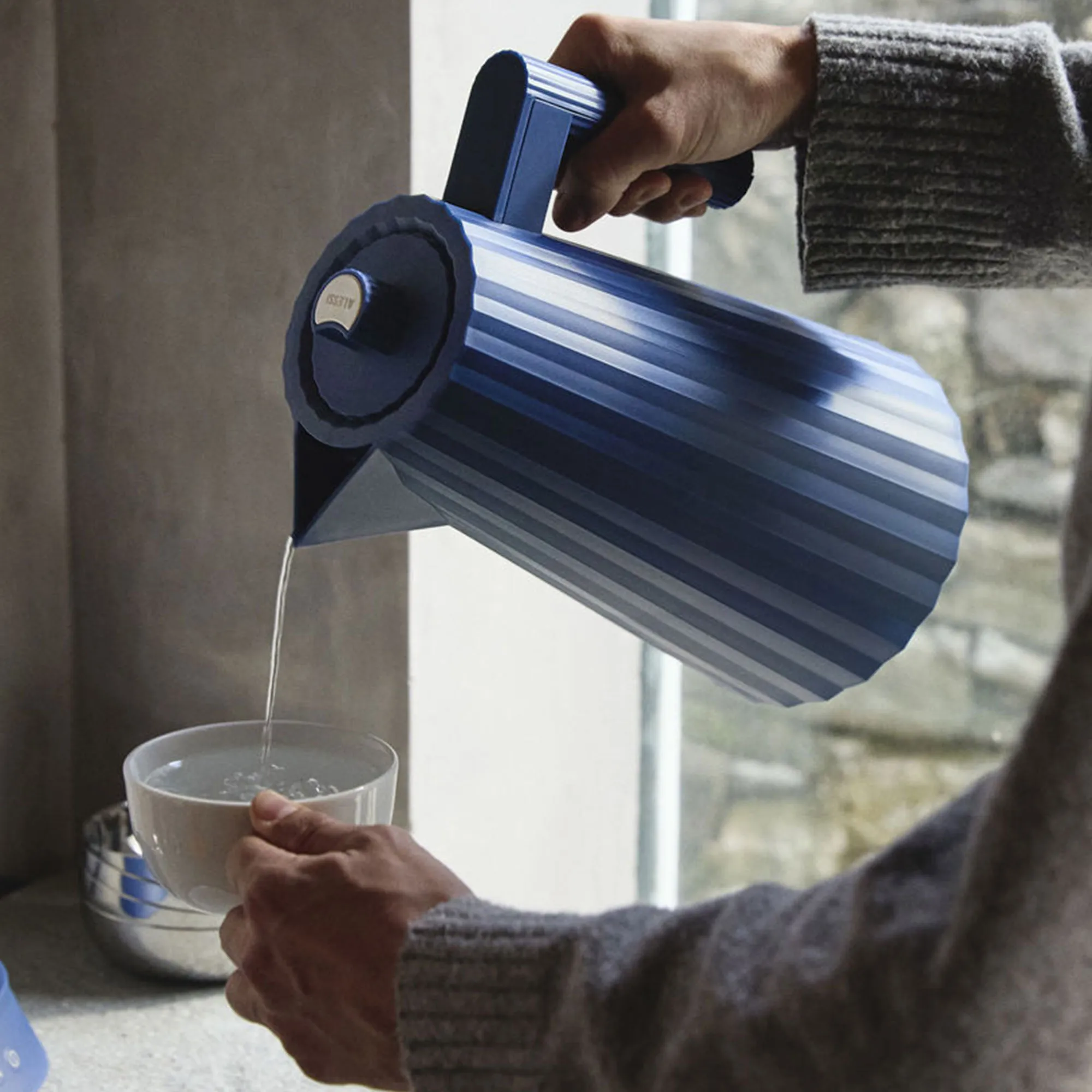 Plissé elkedel 1,7 liter, blå, produktbillede 4 af 5, Elkedler hos HomeNordic