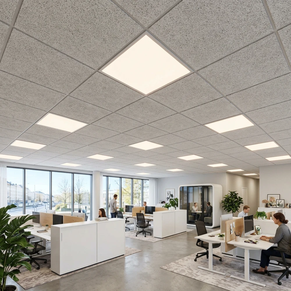 60x60 LED panel i ramme, 40W, LED-paneler hos HomeNordic