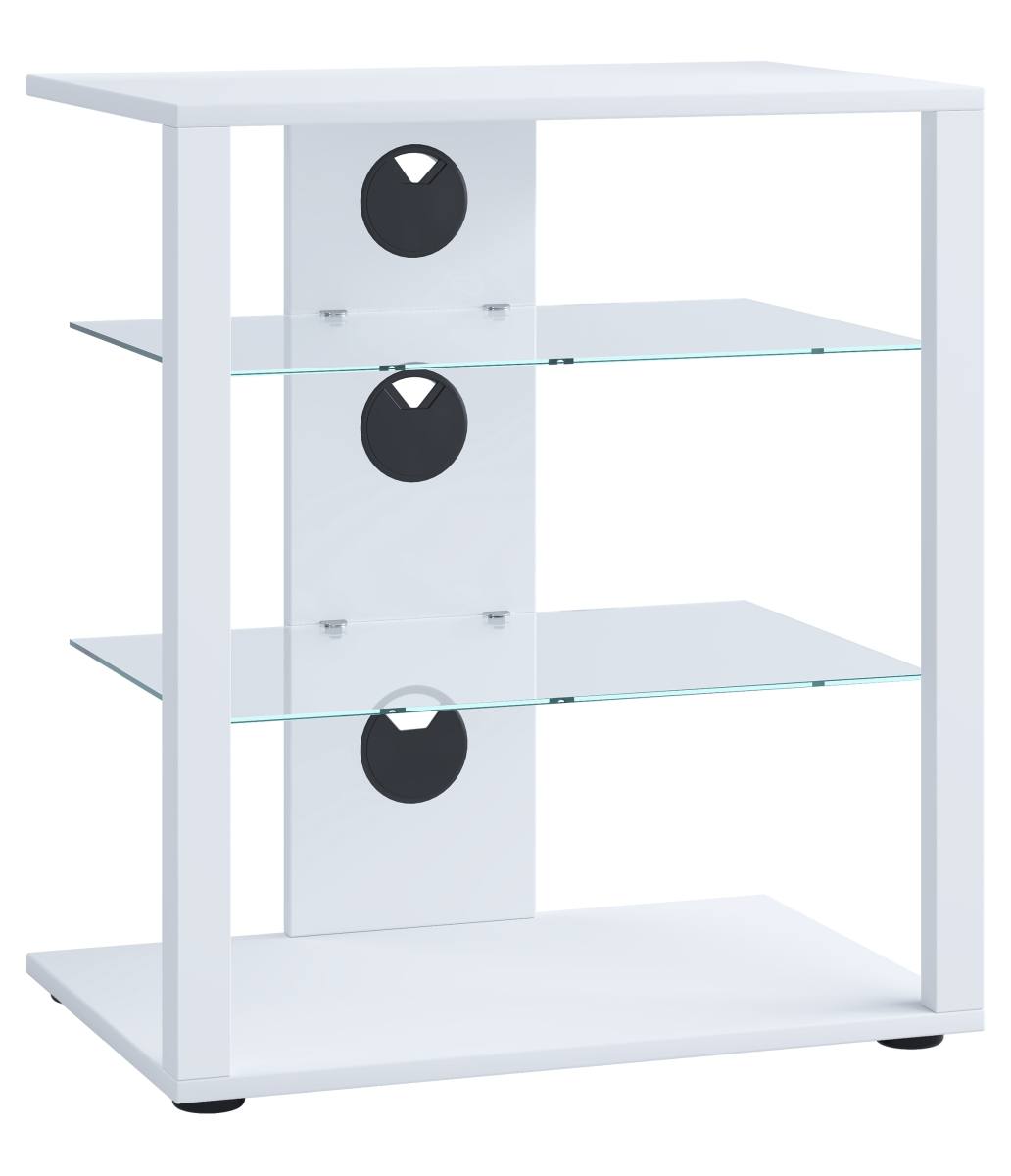 VCM NORDIC Folas Hi-fi og TV-bord, m. 2 glashylder, TV-borde hos HomeNordic