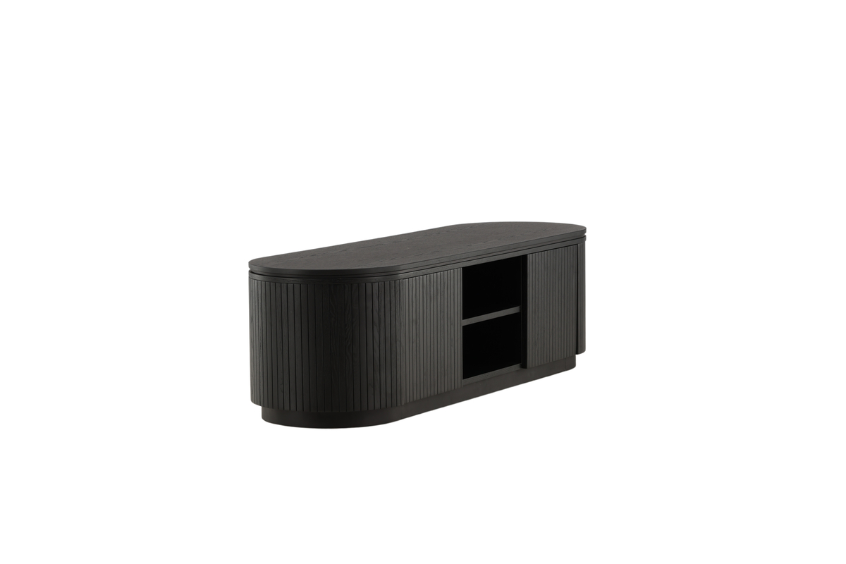 VIND COLLECTION Fjällbacka TV-bord, m. 2 låger og hylder, produktbillede 4 af 13, TV-borde hos HomeNordic