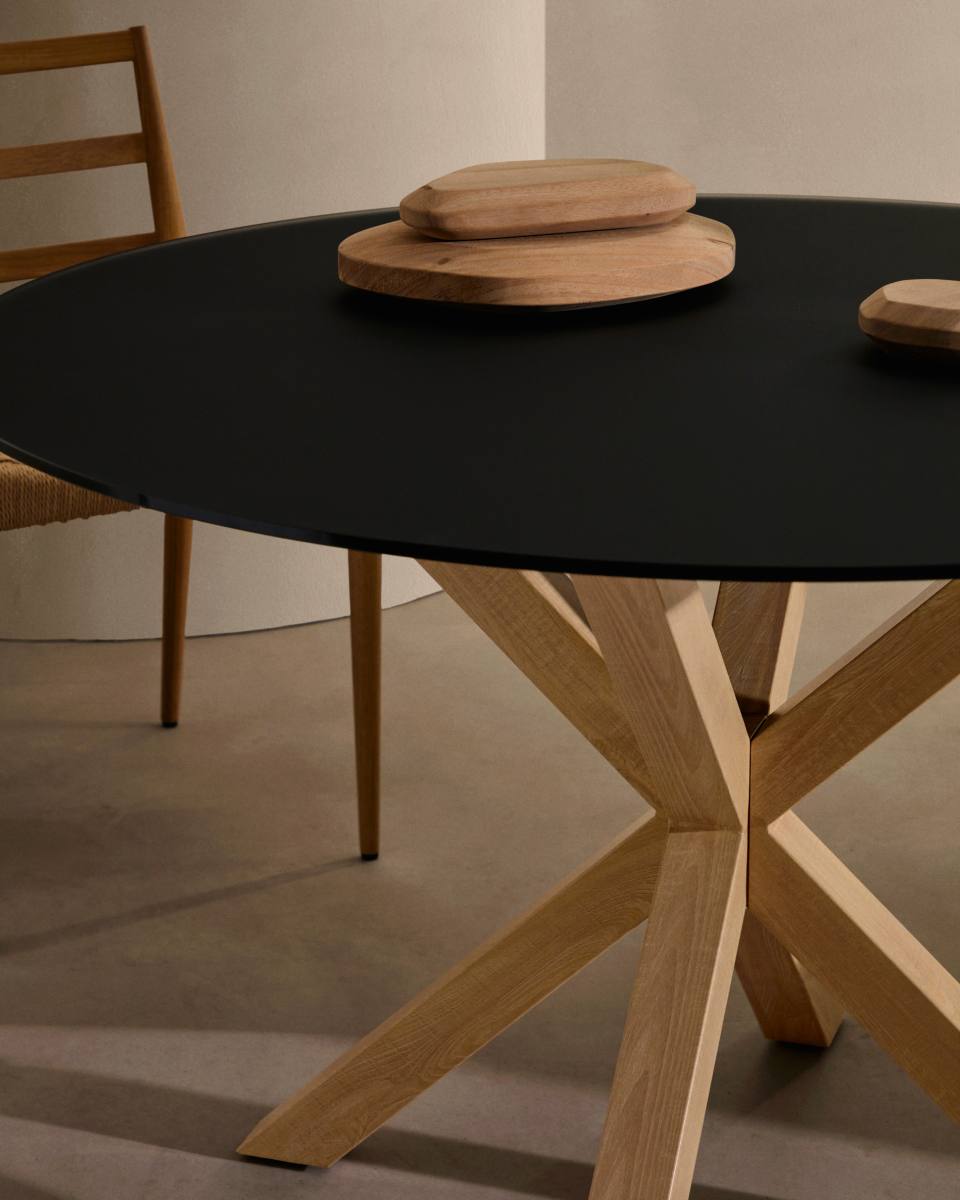 KAVE HOME Argo spisebord, rund, produktbillede 4 af 5, Spiseborde hos HomeNordic
