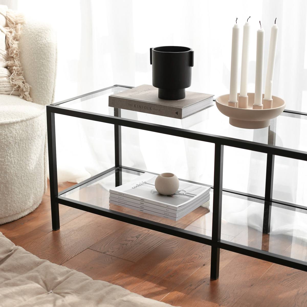 NORDVÄRK Basic TV-bord, m. 1 hylde, produktbillede 4 af 8, TV-borde hos HomeNordic
