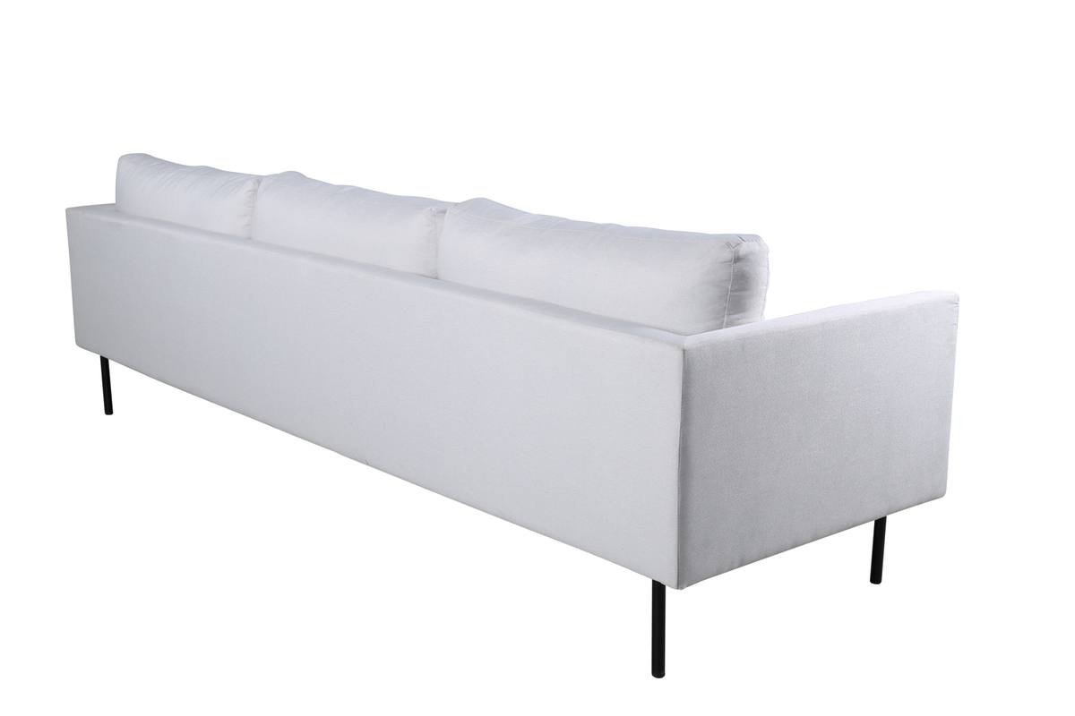 Polar - Sofa 3-personers i hvidt stof, produktbillede 9 af 9, Sofaer hos HomeNordic