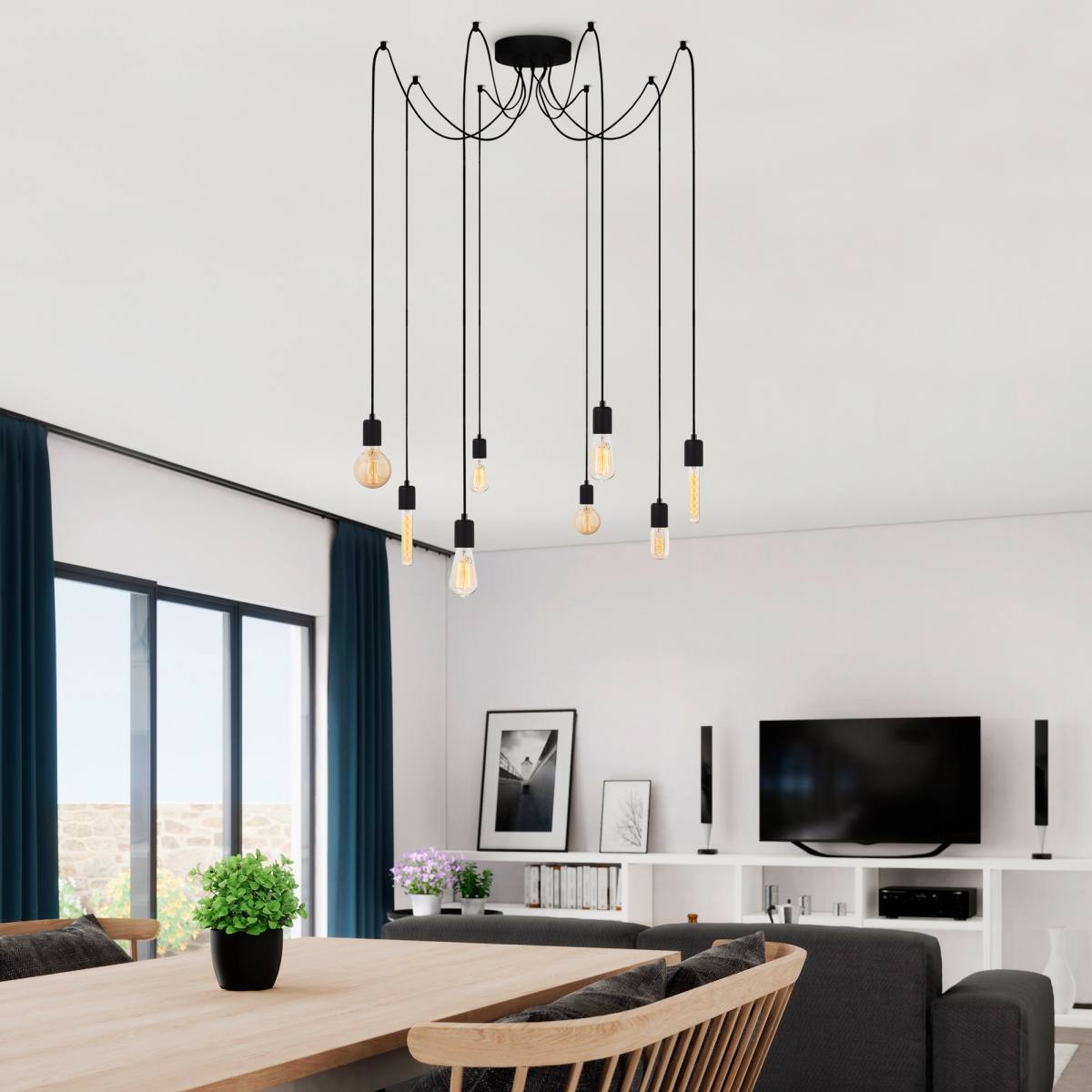 LUMI Montijo loftlampe, produktbillede 4 af 6, Loftlamper hos HomeNordic