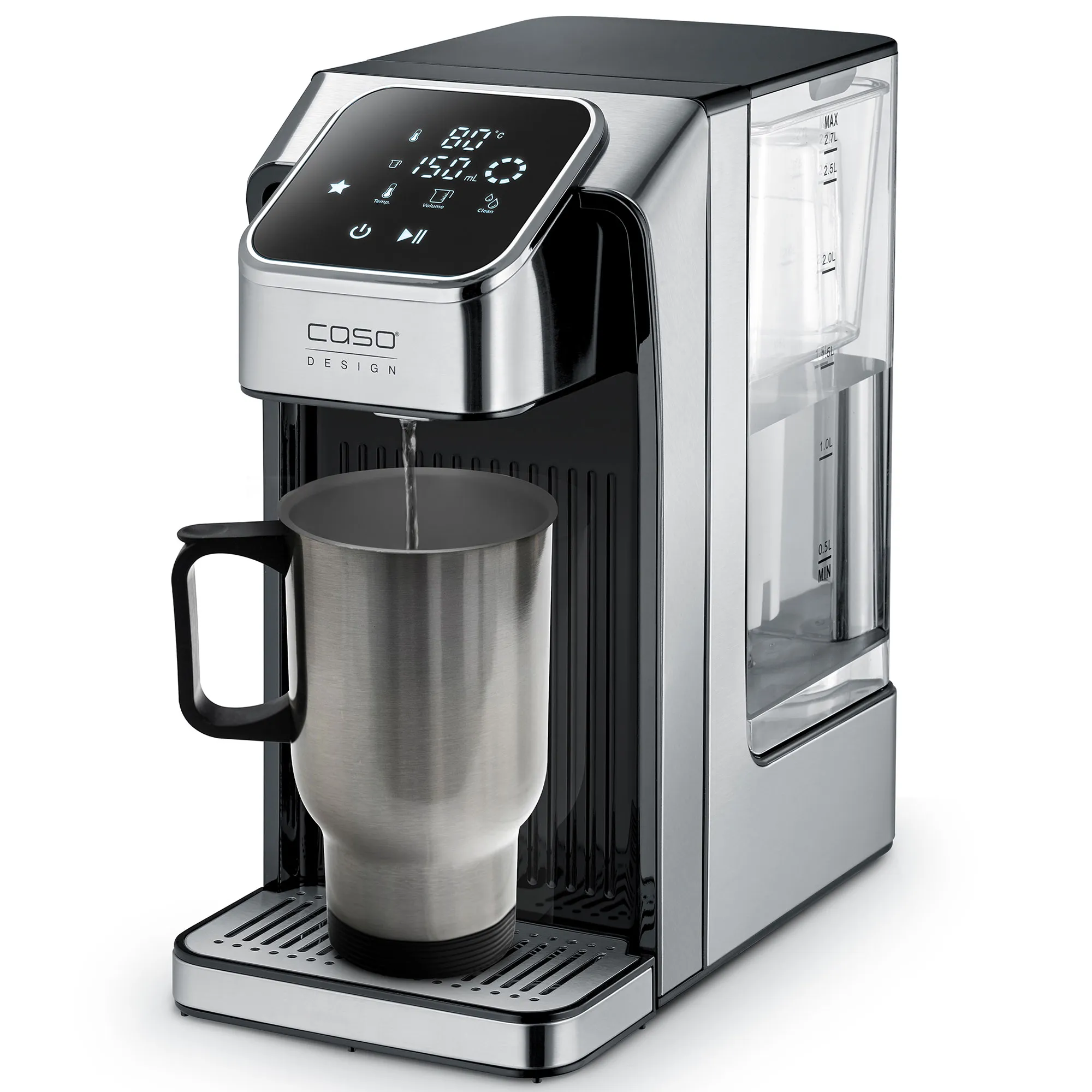 Varmvanddispenser, sort, produktbillede 5 af 10, Elkedler hos HomeNordic