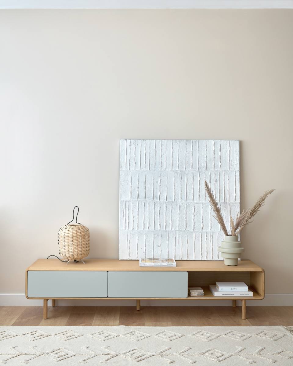 KAVE HOME Anielle TV-bord, m. 2 skydelåger, produktbillede 4 af 6, TV-borde hos HomeNordic