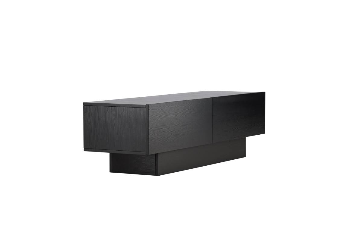 VENTURE DESIGN Cuenca TV-bænk, m. 2 låger og hylde, produktbillede 3 af 16 hos HomeNordic