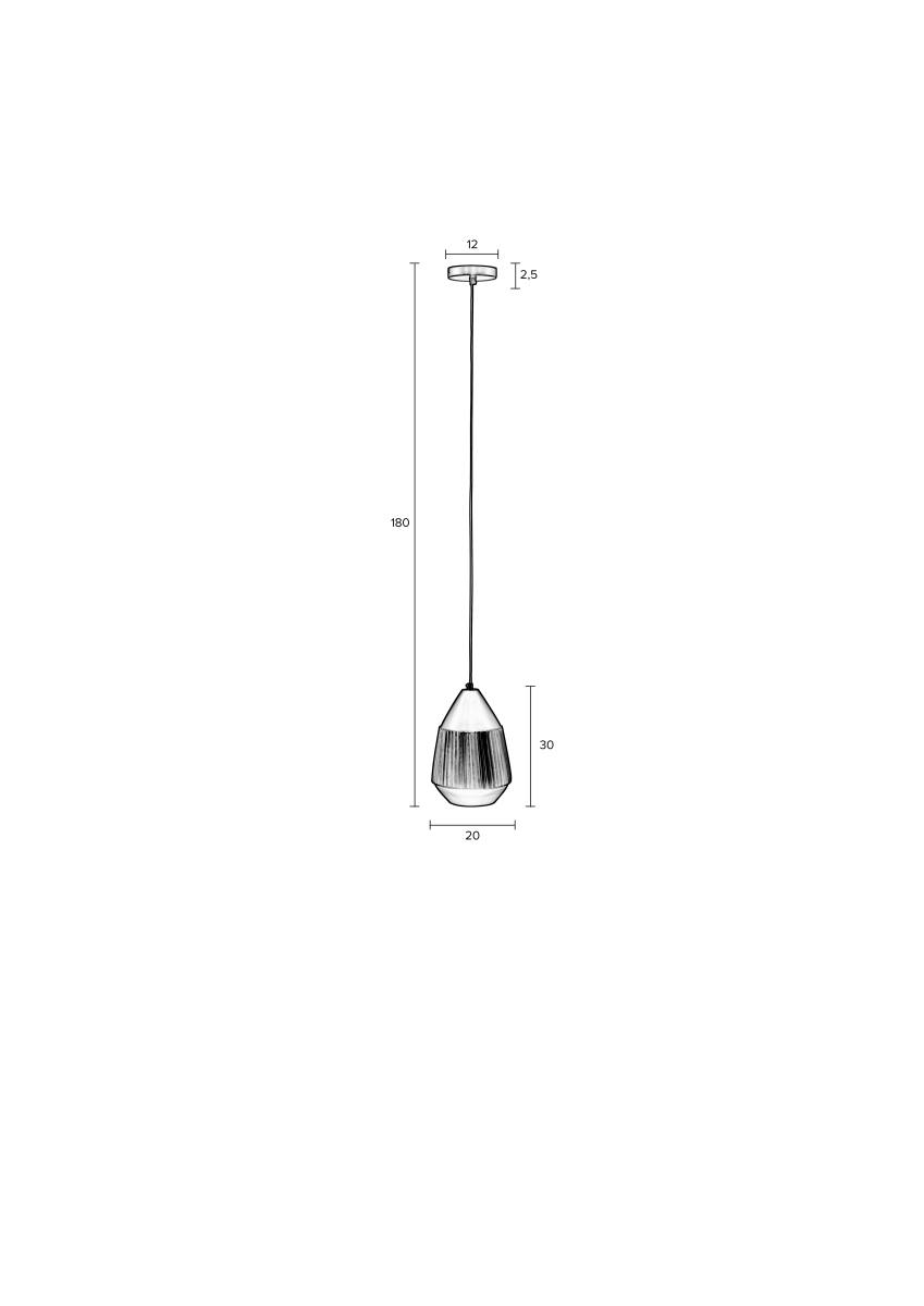 WHITE LABEL LIVING Aysa Tall loftlampe, produktbillede 2 af 10, Loftlamper hos HomeNordic