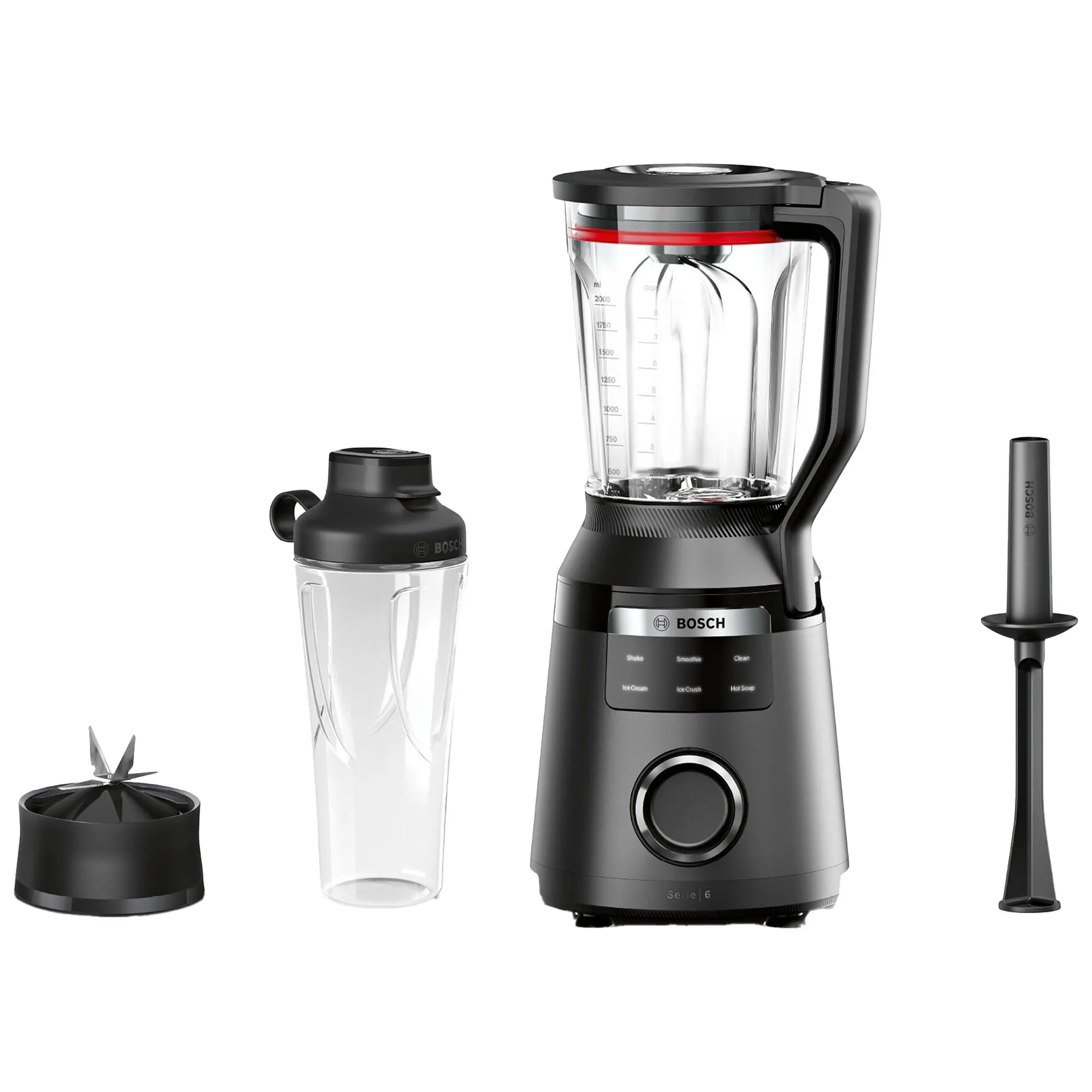 VitaPower Serie 6 MMB6654B blender, 2 l, sort, Blendere hos HomeNordic