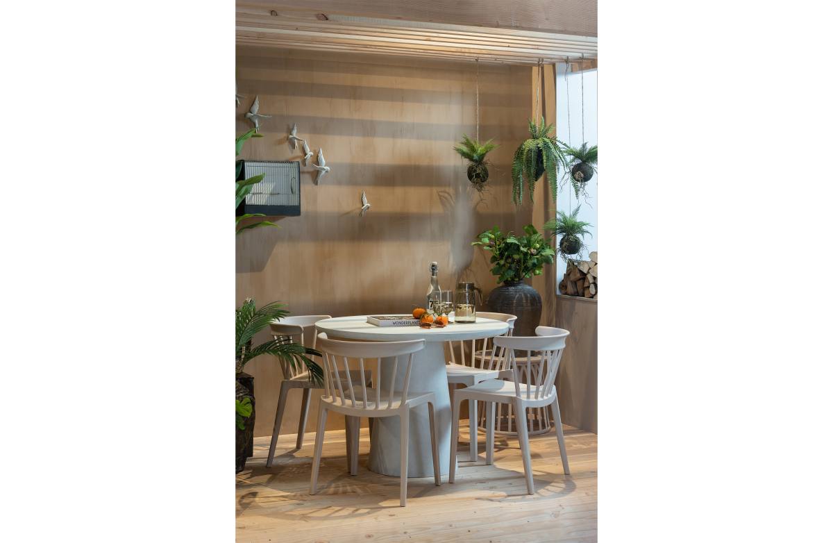 WOOOD Damon spisebord, rund, produktbillede 5 af 5, Spiseborde hos HomeNordic