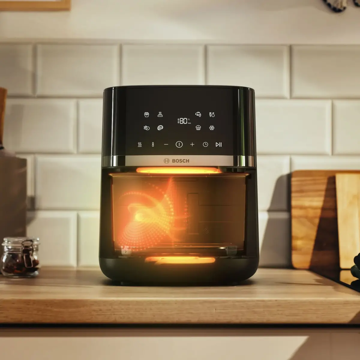 Serie 4 airfryer 6,1 liter, sort, produktbillede 5 af 7, Airfryers hos HomeNordic