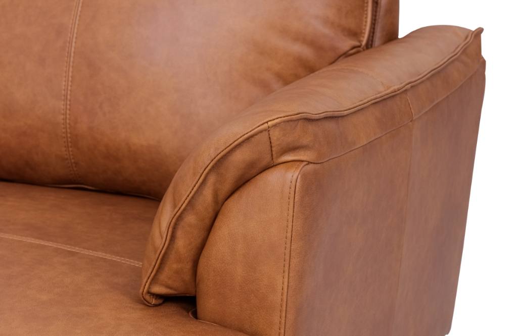 Jazz sofa i brun okselæder, produktbillede 8 af 9, Sofaer hos HomeNordic
