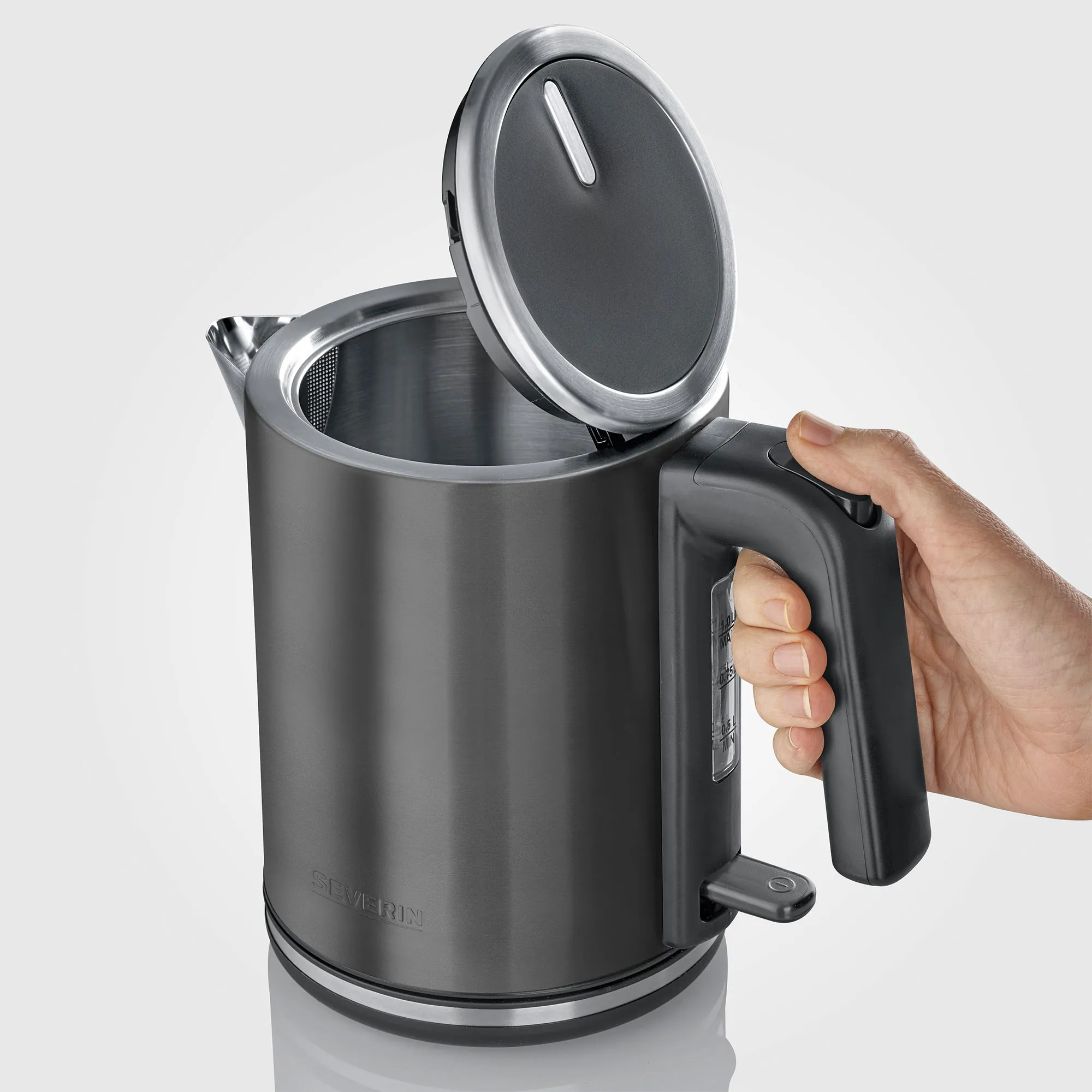 WK 9342 elkedel 1 liter, dark inox, produktbillede 2 af 6, Elkedler hos HomeNordic