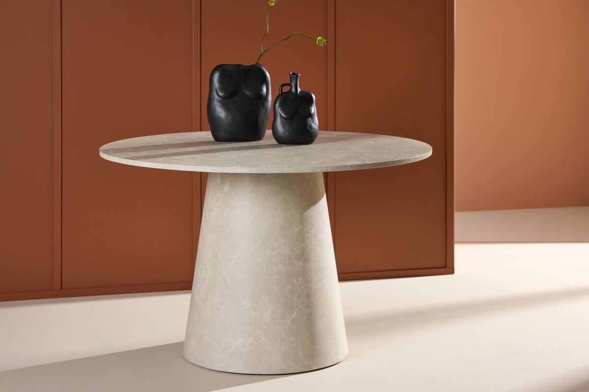VENTURE DESIGN Lanzo spisebord, rund, produktbillede 16 af 16, Spiseborde hos HomeNordic