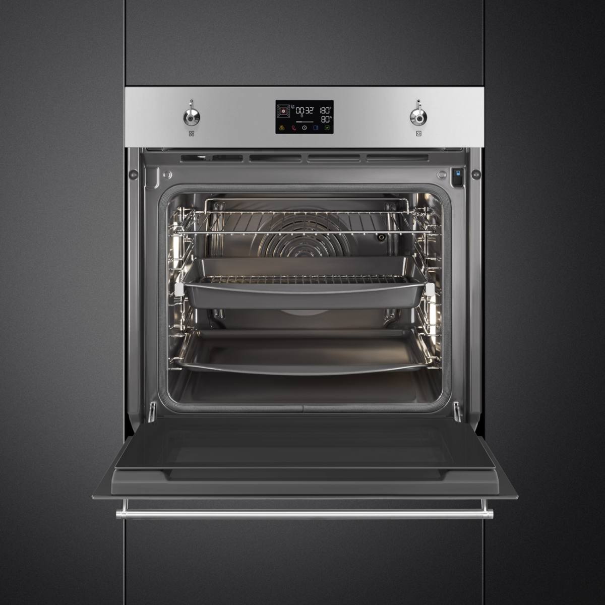 SMEG Indbygningsovn SOP6302S2PX, produktbillede 6 af 7, Ovne hos HomeNordic