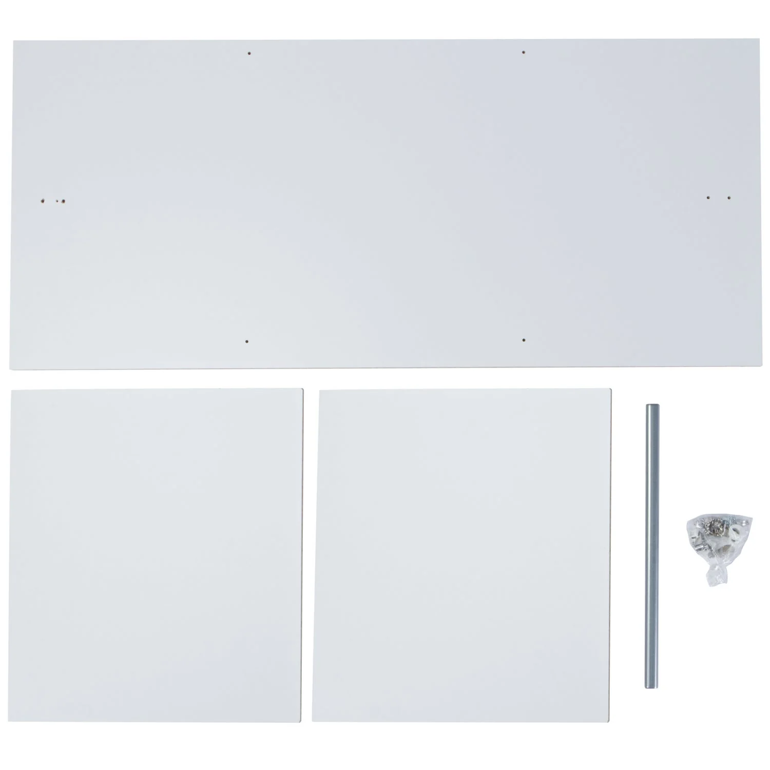 WOOOD - Connect Indretningspakke 2-Dørs Skab Skuffer FSC 121x55x3 cm, produktbillede 2 af 3, Garderobeskabe hos HomeNordic