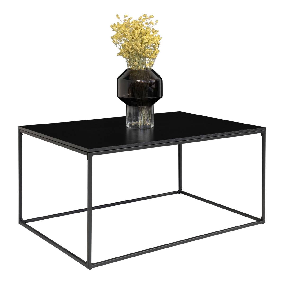 Zeta - Sofabord i sort metal og sort plade, produktbillede 2 af 10, Moderne designs hos HomeNordic
