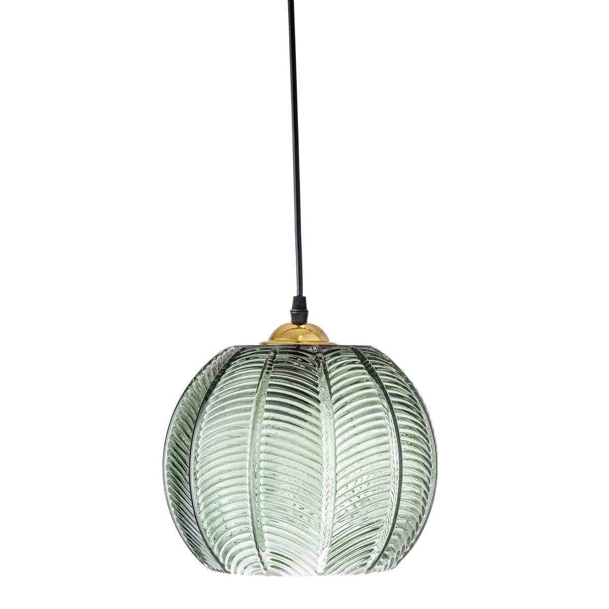 BLOOMINGVILLE Adar Pendel, Grøn, Glas, D22xH20 cm, Pendler hos HomeNordic