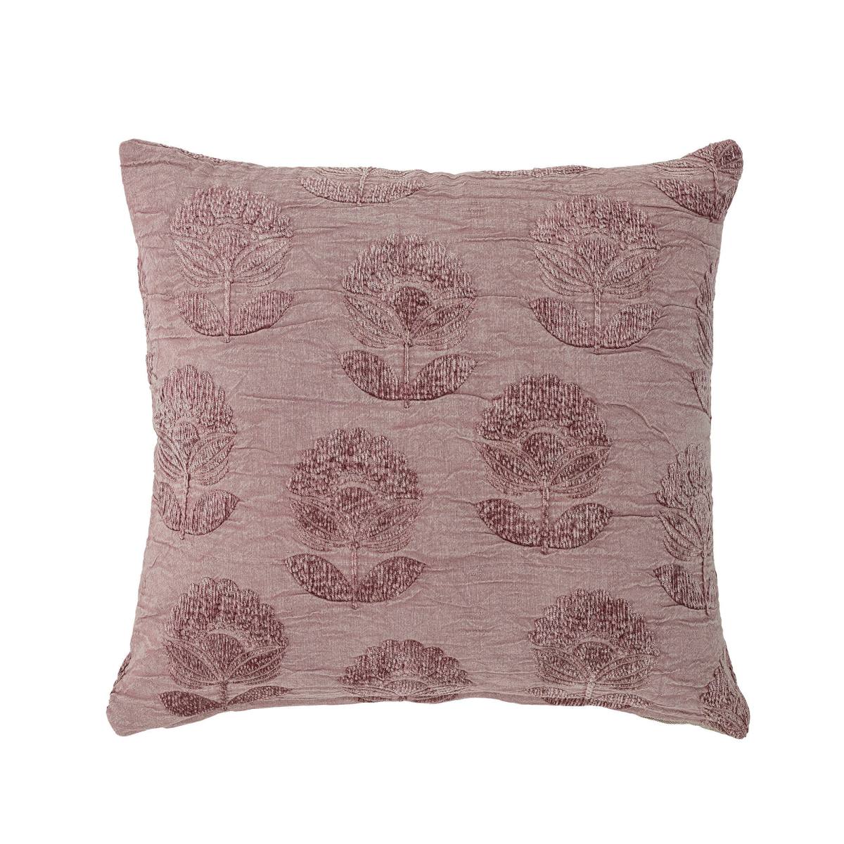 BLOOMINGVILLE Sofia Pude, Lilla, Bomuld W: 50cm, L: 50cm, Puder hos HomeNordic