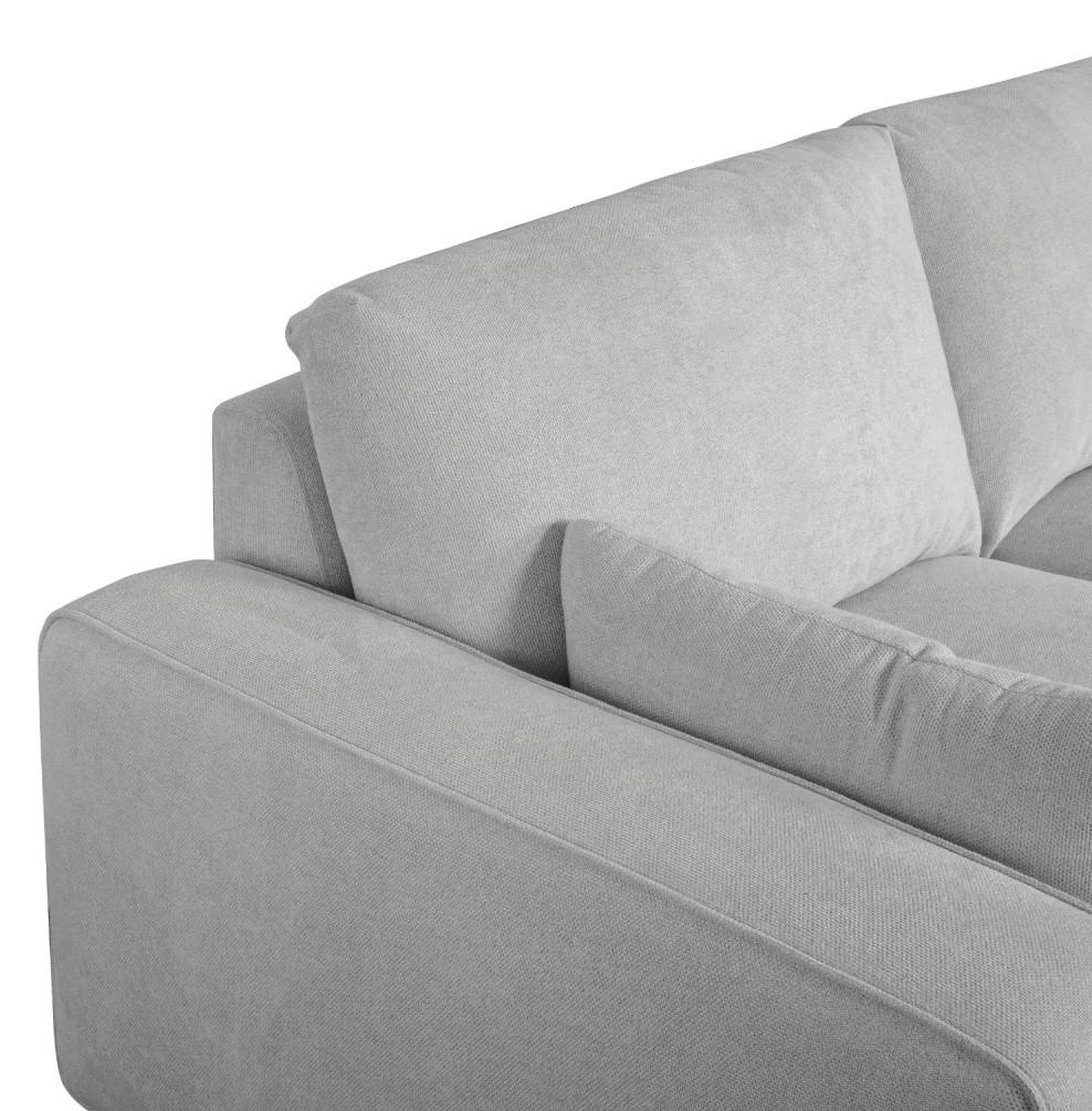 Santa Monica sofa med chaiselong til højre i gråt møbelstof, produktbillede 10 af 12, Sofaer hos HomeNordic