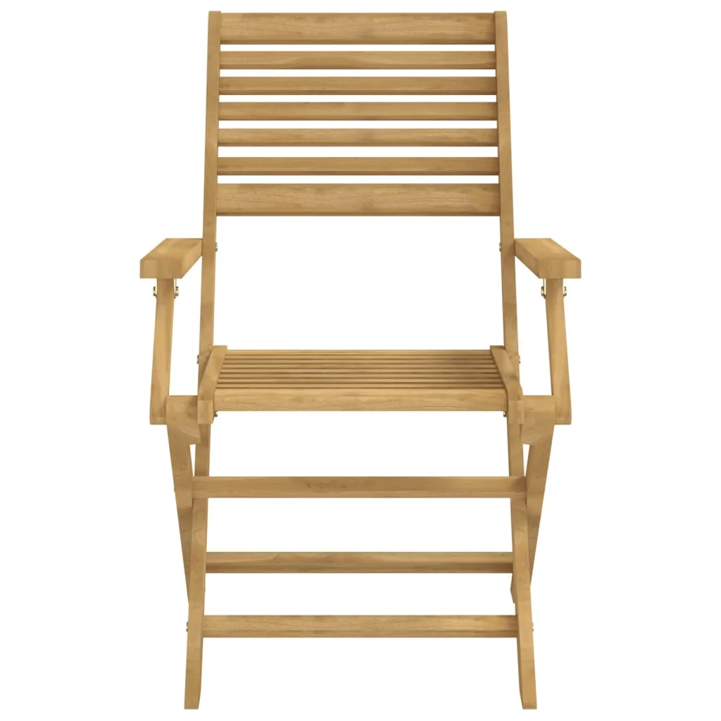 Foldbare Havestole 54,5x61,5x86,5 Cm Massivt Akacietræ, produktbillede 5 af 17, Havestole i akacietræ hos HomeNordic