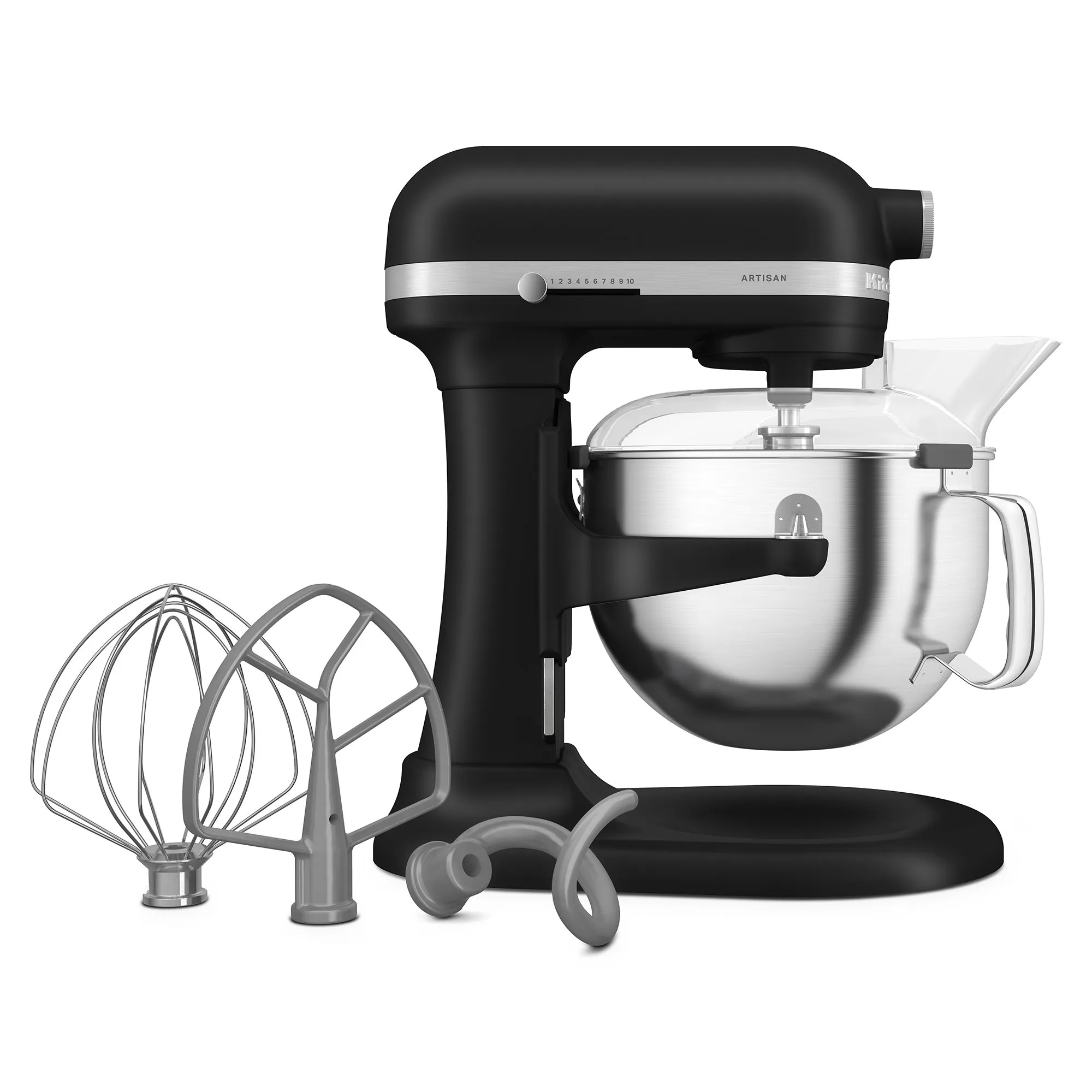 Artisan 5KSM60SPX køkkenmaskine med løftearm 5,6 liter, black matte, Røremaskiner hos HomeNordic