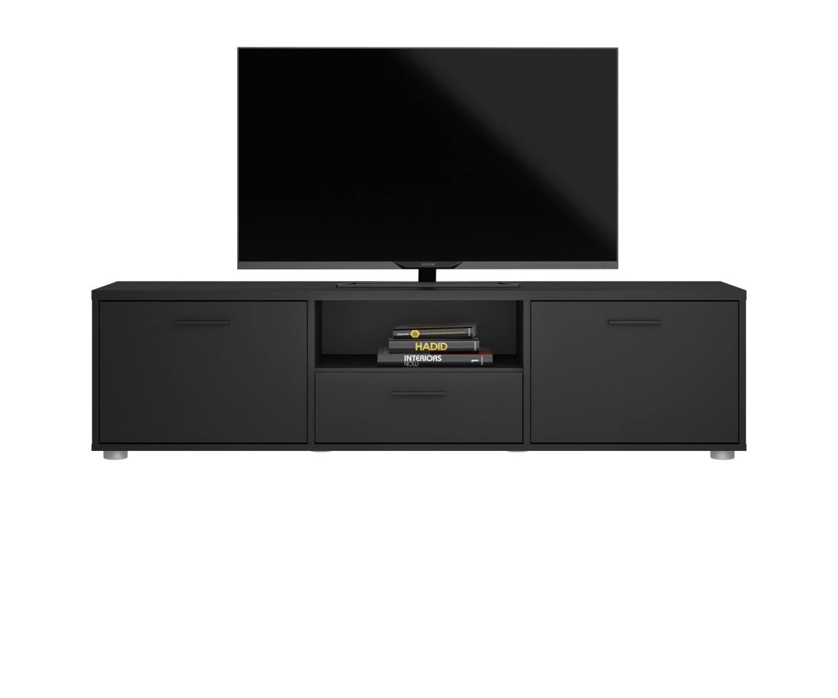 TVILUM Media TV-bord, m. 2 låger og 1 skuffe, TV-borde hos HomeNordic