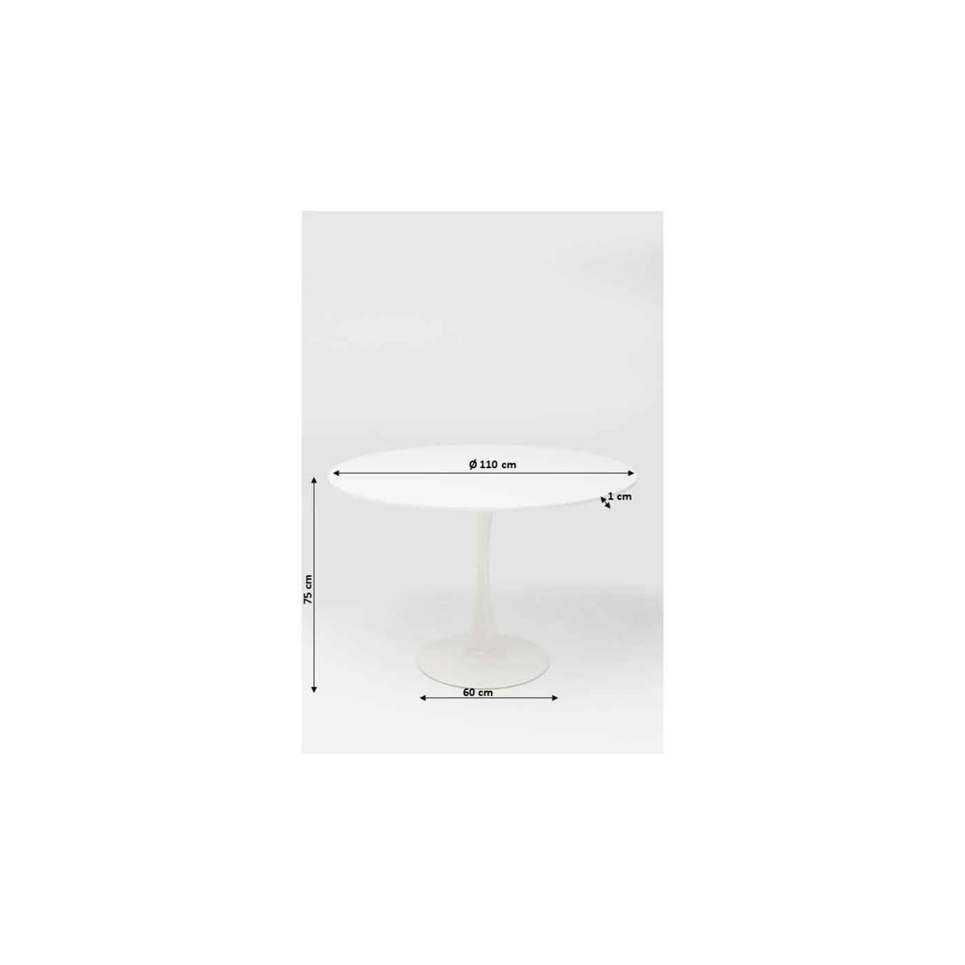 KARE DESIGN Schickeria spisebord, rund, produktbillede 2 af 5, Spiseborde hos HomeNordic