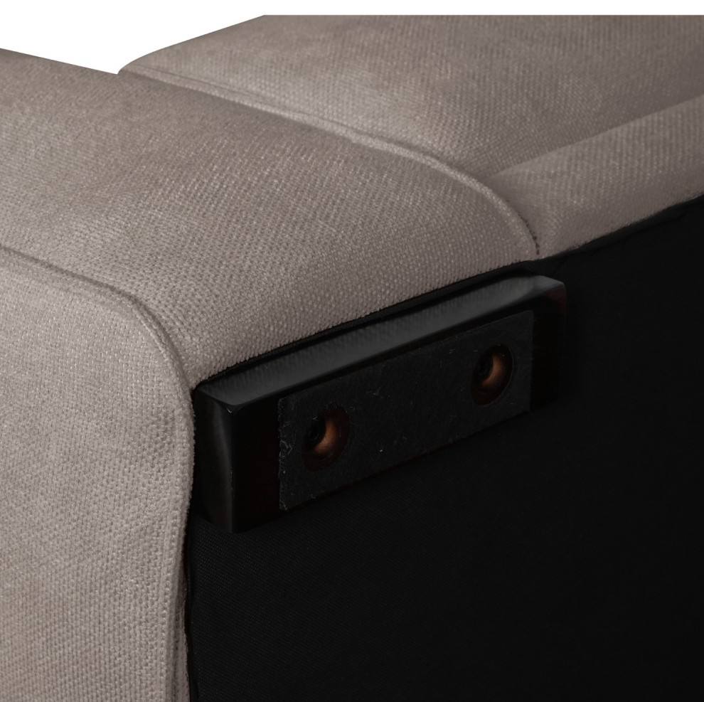 Santa Monica sofa med chaiselong til højre i sandfarvet møbelstof, produktbillede 12 af 13, Sofaer hos HomeNordic