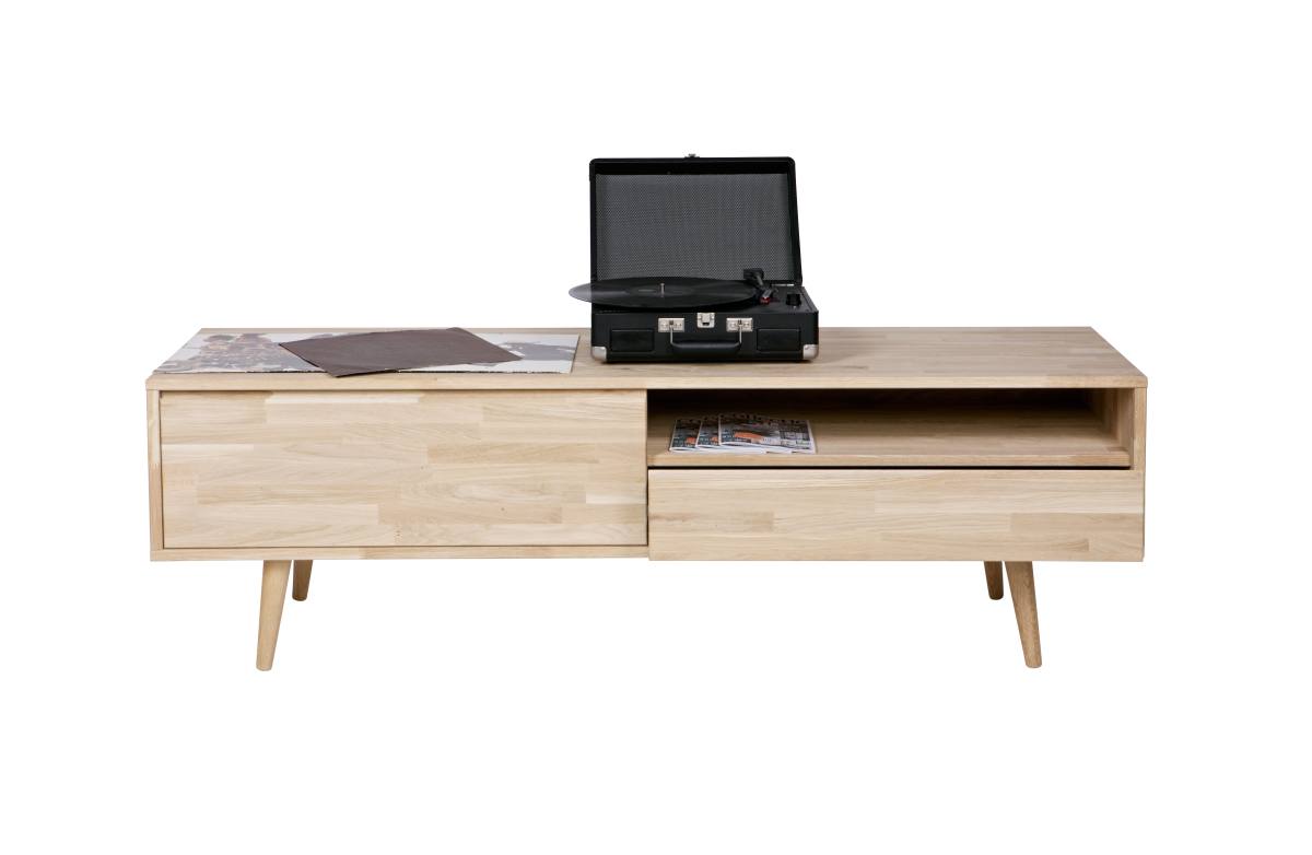 WOOOD Tygo TV-bord, m. 1 rum, 1 skuffe og 1 låge, produktbillede 6 af 8, TV-borde hos HomeNordic
