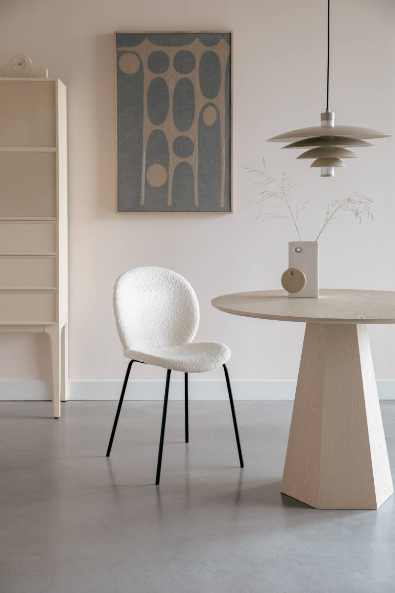 ZUIVER Pilar spisebord, rund, produktbillede 7 af 7, Spiseborde hos HomeNordic
