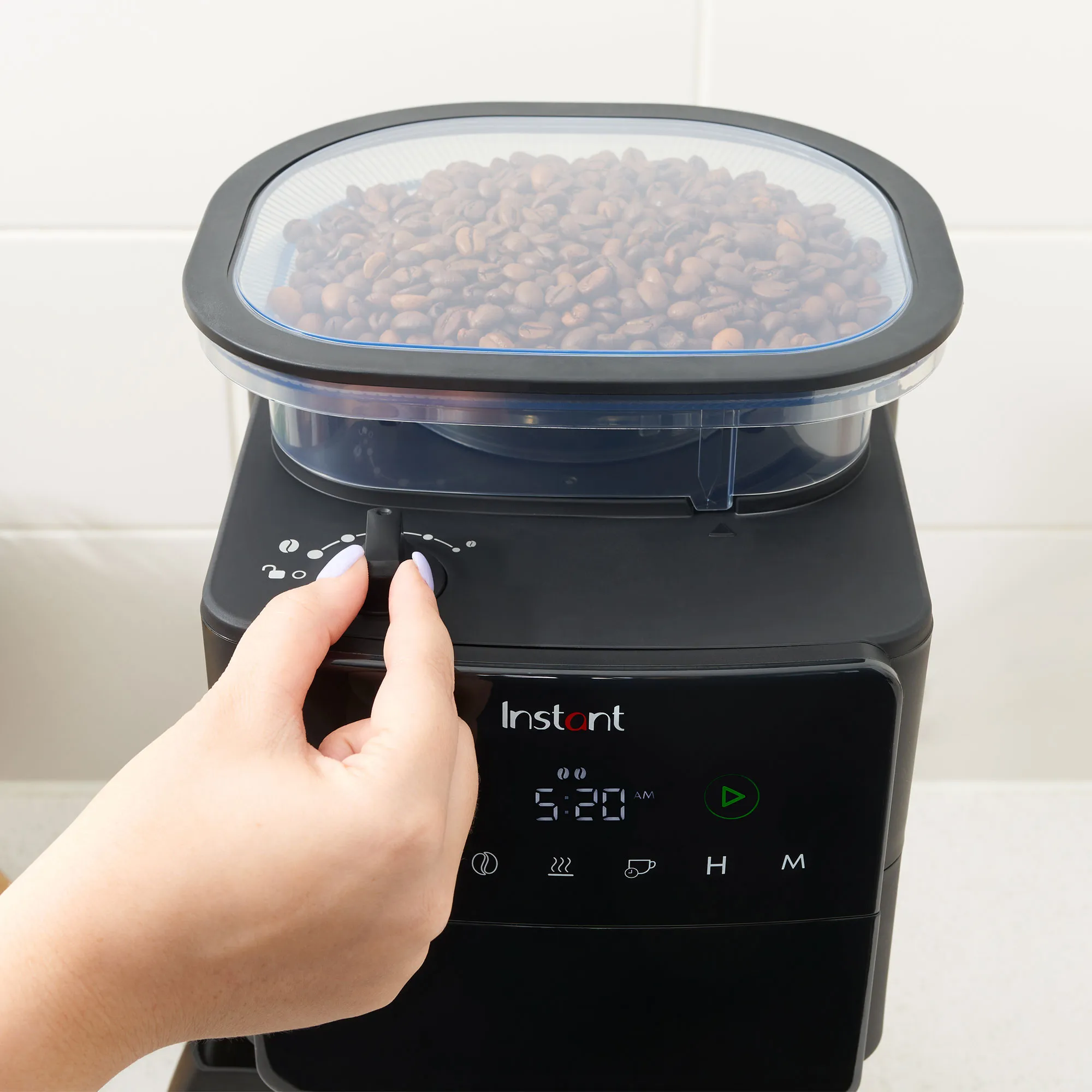 Instant Kaffemaskine, sort, produktbillede 3 af 5, Kaffemaskiner hos HomeNordic