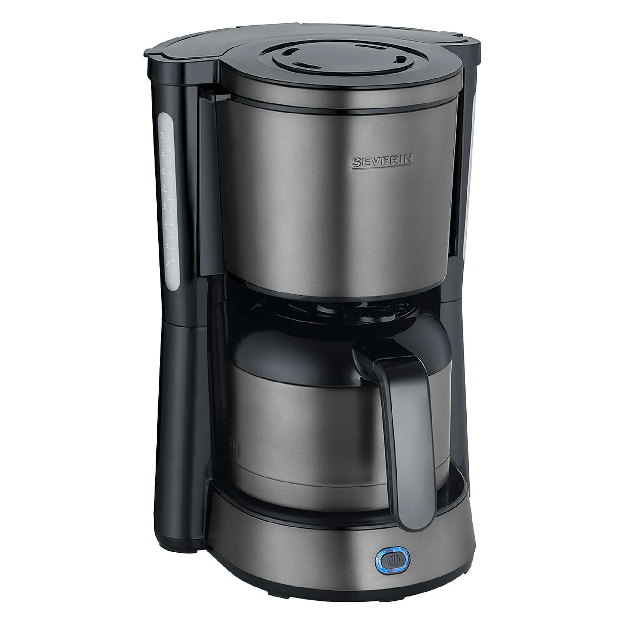 KA 9343 kaffemaskine med termokande, dark inox, Kaffemaskiner hos HomeNordic