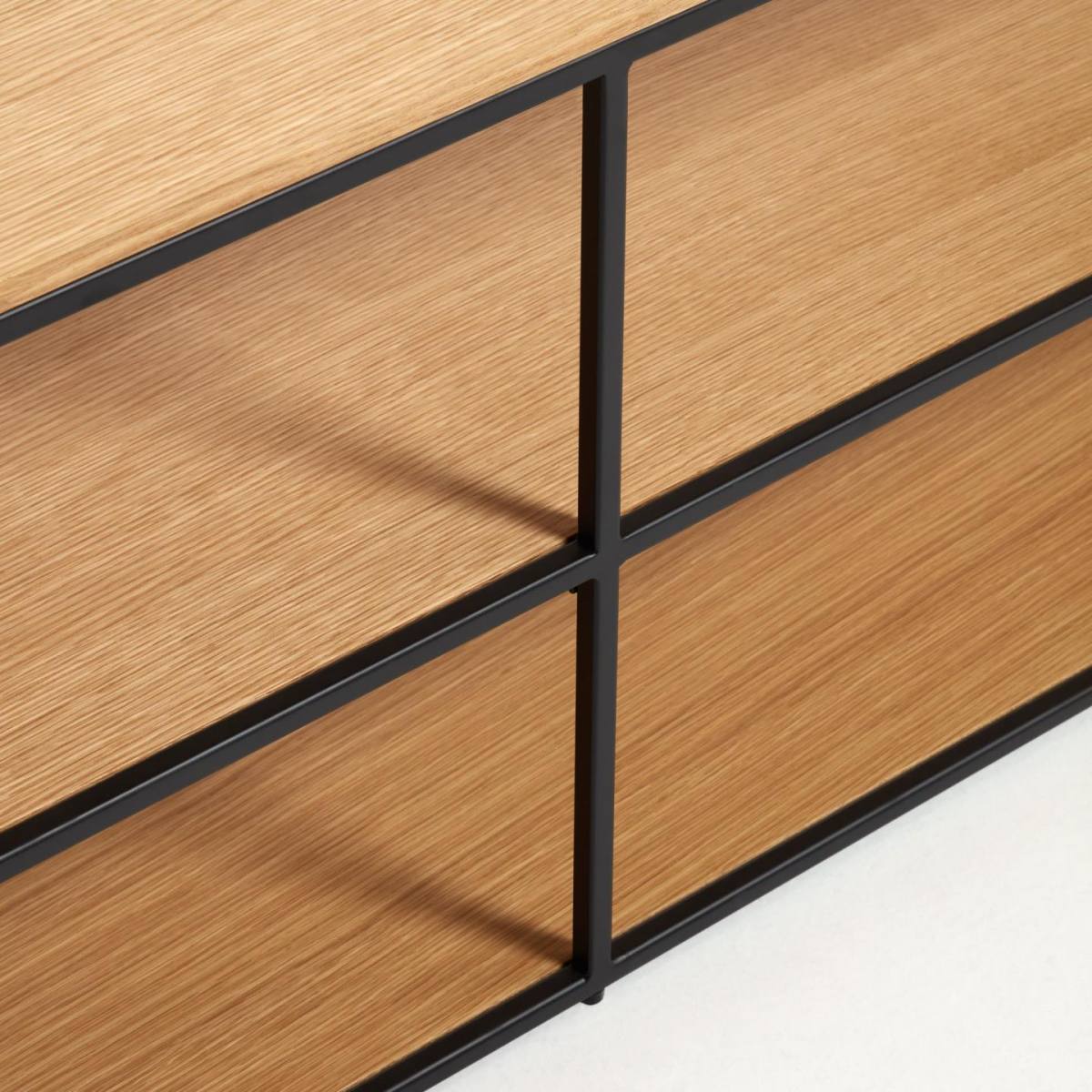 KAVE HOME Yoana TV-bord, m. 2 hylder, produktbillede 4 af 6, TV-borde hos HomeNordic