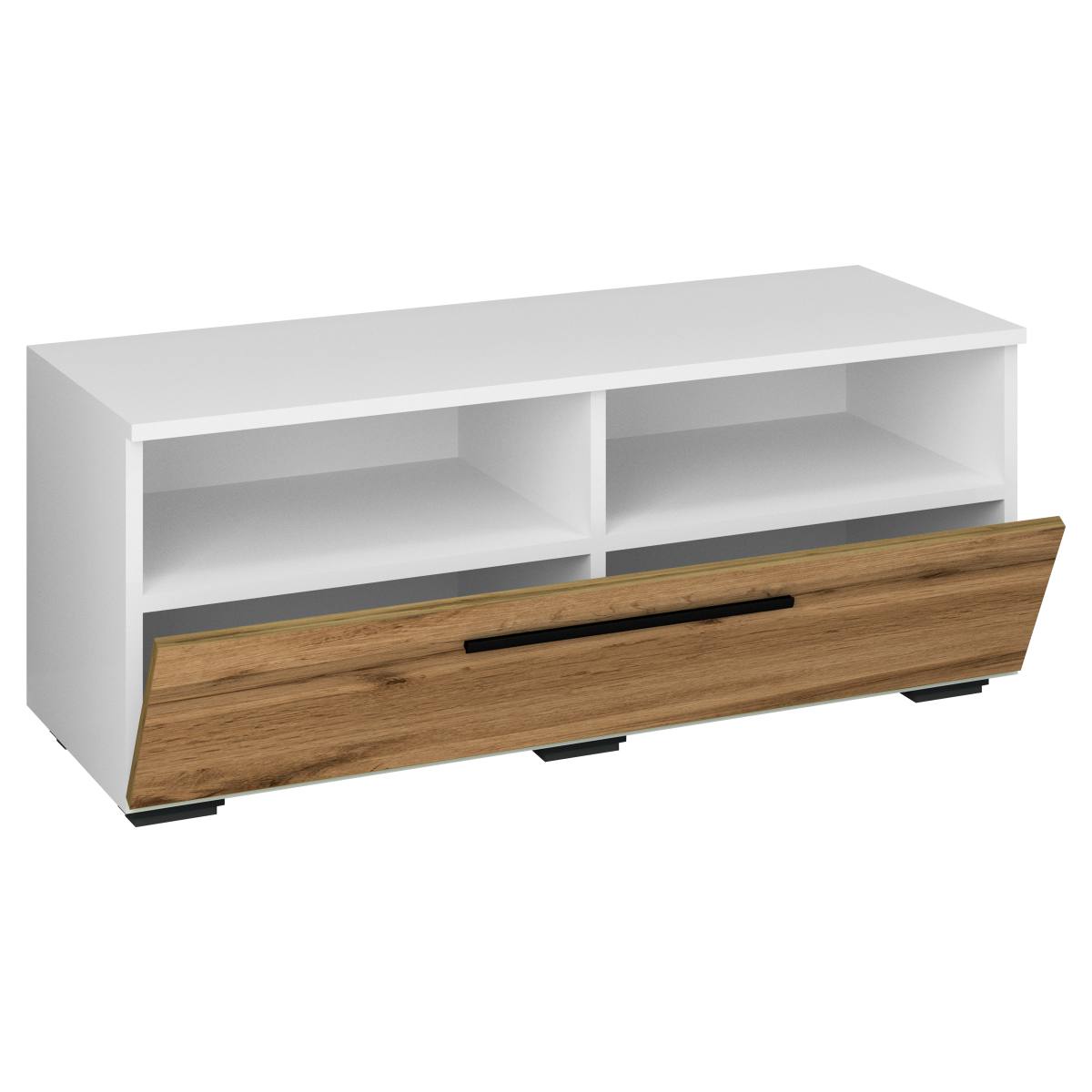 VCM NORDIC Arila L TV-bord, m. 1 låge og 4 rum, TV-borde hos HomeNordic