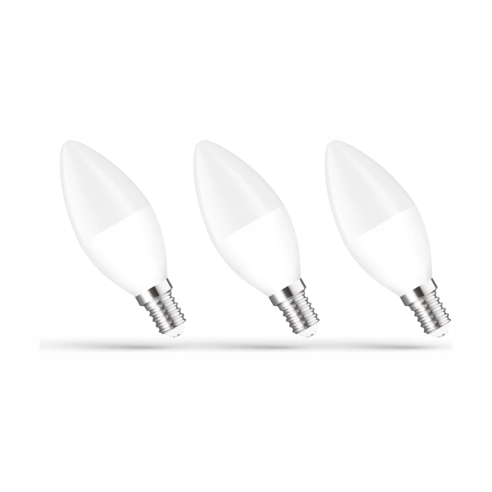 3 stk. E14 6W LED kertepære, Pærer hos HomeNordic