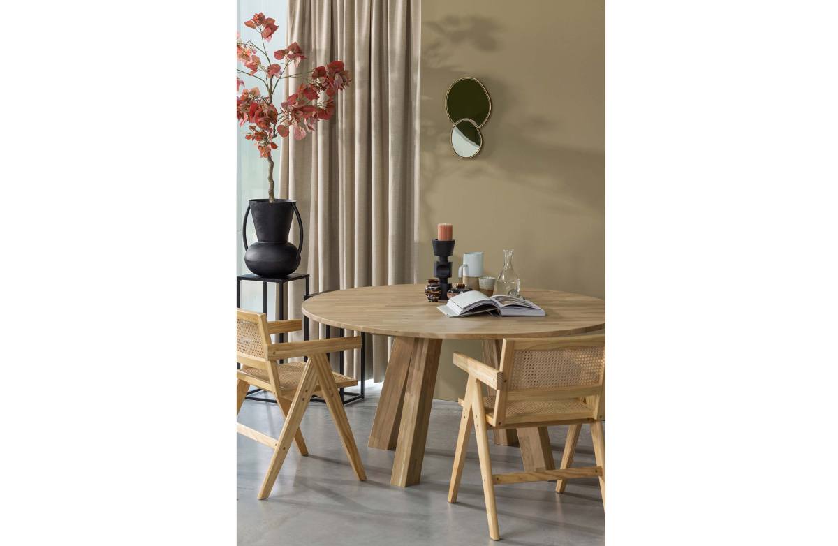 WOOOD Rhonda spisebord, rund, produktbillede 4 af 4, Spiseborde hos HomeNordic